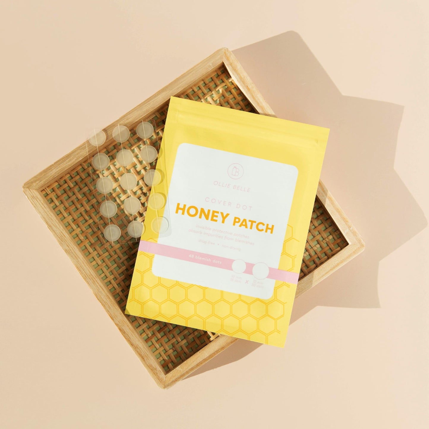 Cover Dot Ollie Belle Hydrocolloid Acne Patches with Honey Invisible Pimple Stickers Blemish Treatment (192 dots) Made in Korea