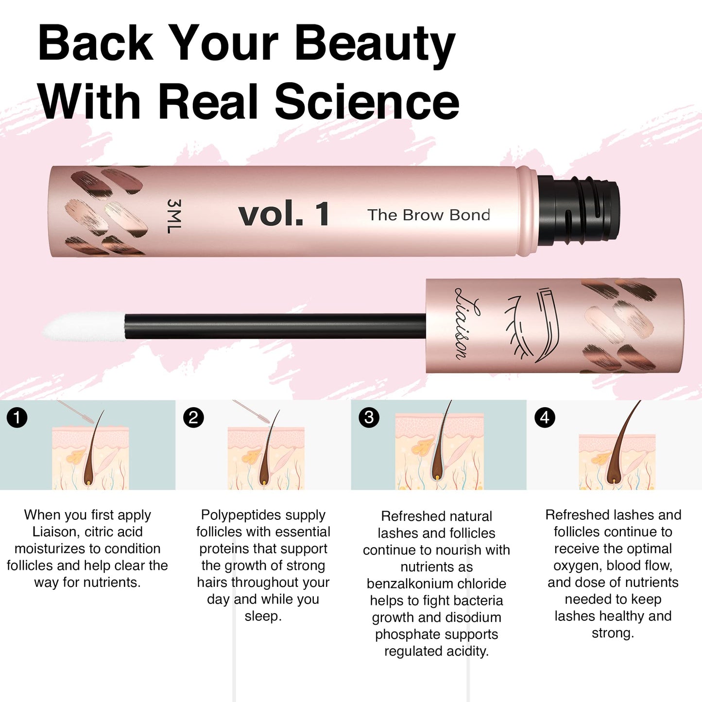 Liaison Lash Bond, Brow Bond, and Mascara Bond