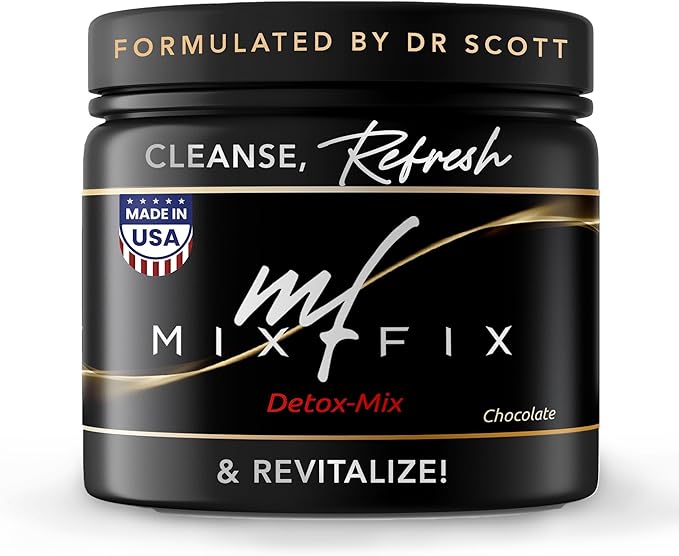 Full Spectrum Detox Powder - Natural Daily Cleanse for Digestive Health & Vitality - Plant Based Vegan Liver Cleanse Powder - Gently Supports Body Detoxification | Chocolate (30 Servings)