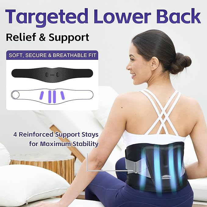 Heating Pad for Back Pain Relief and Pain Relief Massager Combo for Back and Body