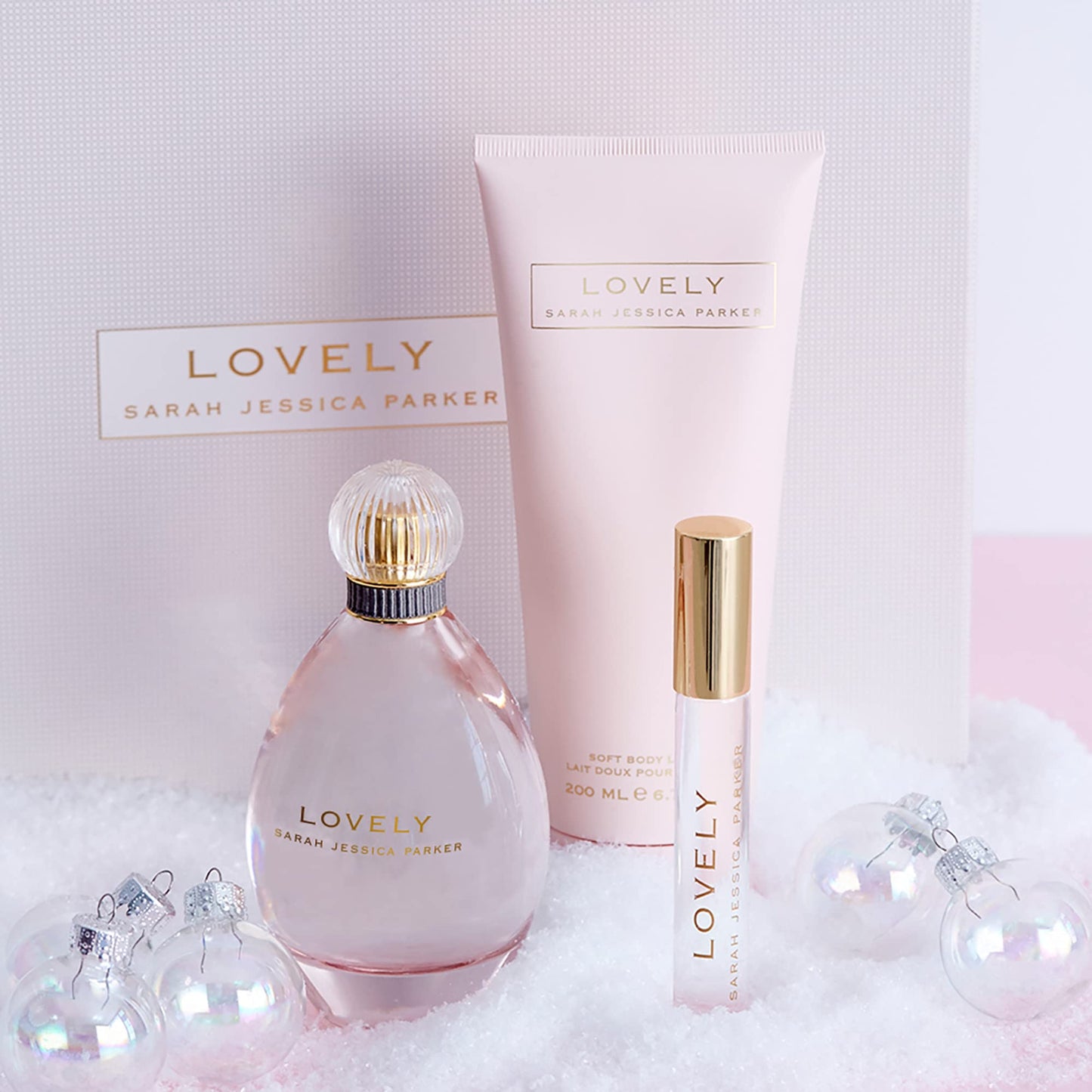 Lovely by SJP - Sweet, Floral, Musky Amber Woody Eau De Parfum Spray Fragrance for Women - With Notes of Mandarin, Bergamot, Apple, and Cedarwood - Intense, Long Lasting Scent - 3.4 oz (Pack of 3)
