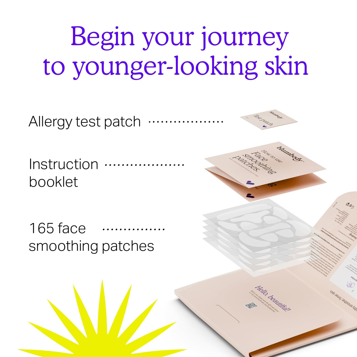 BLUMBODY Face Wrinkle Patch Complete Set, Chest Wrinkle Pad and Neck Wrinkle Pads Set Bundle