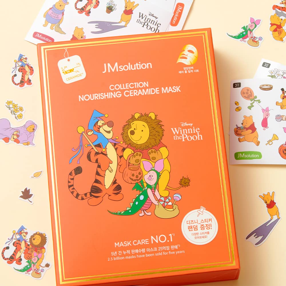 JMsolution Disney Collection nourishing ceramide mask- Skin barrier-Korean Skin care facial mask 10EA