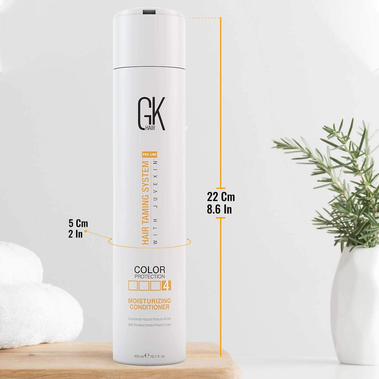 Global Keratin GK Hair Moisturizing Conditioner (33.8 fl.oz/1000ml) - Moisturizing Conditioner (10.1 fl.oz/300ml)