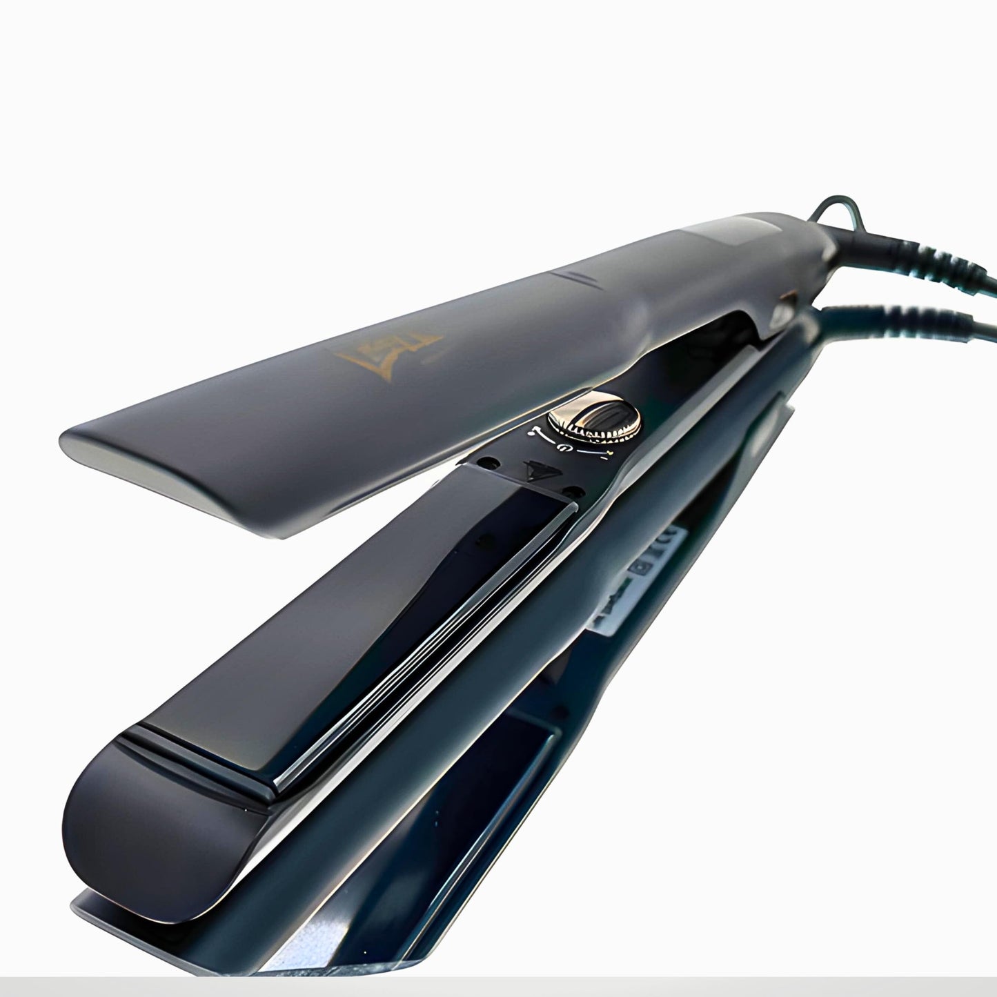 Liselle Beauty Products Ebony Edition Flat Iron Hair Straightener – 1.25-inch Wide Titanium Flat Iron – Hair Straightener Iron All Hair Types – Fast Heating Travel Flat Iron for Smooth, Frizz-Free