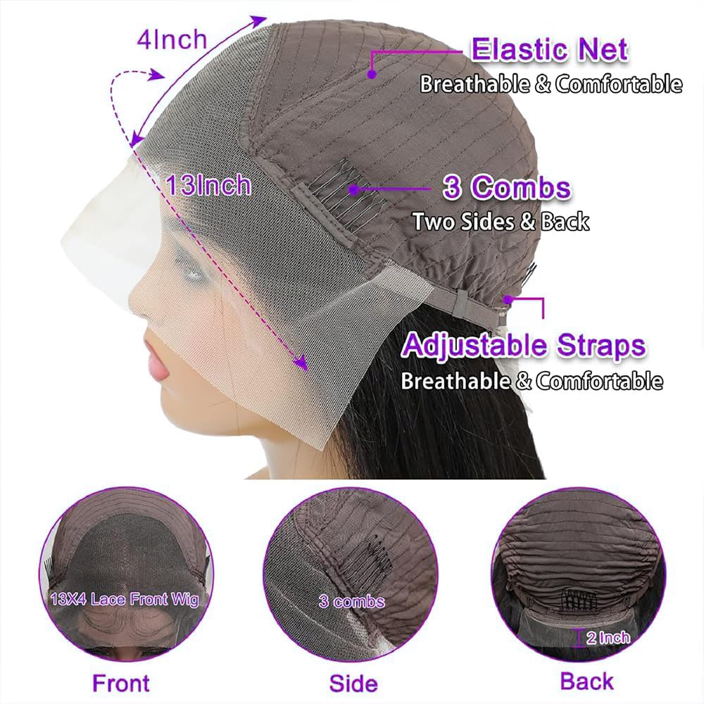 Armodeo Body Wave Lace Front Wigs Human Hair Pre Plucked 13x4 HD Lace Frontal Wigs Human Hair 150 Density Body Wave Wig For Black Women 22Inch