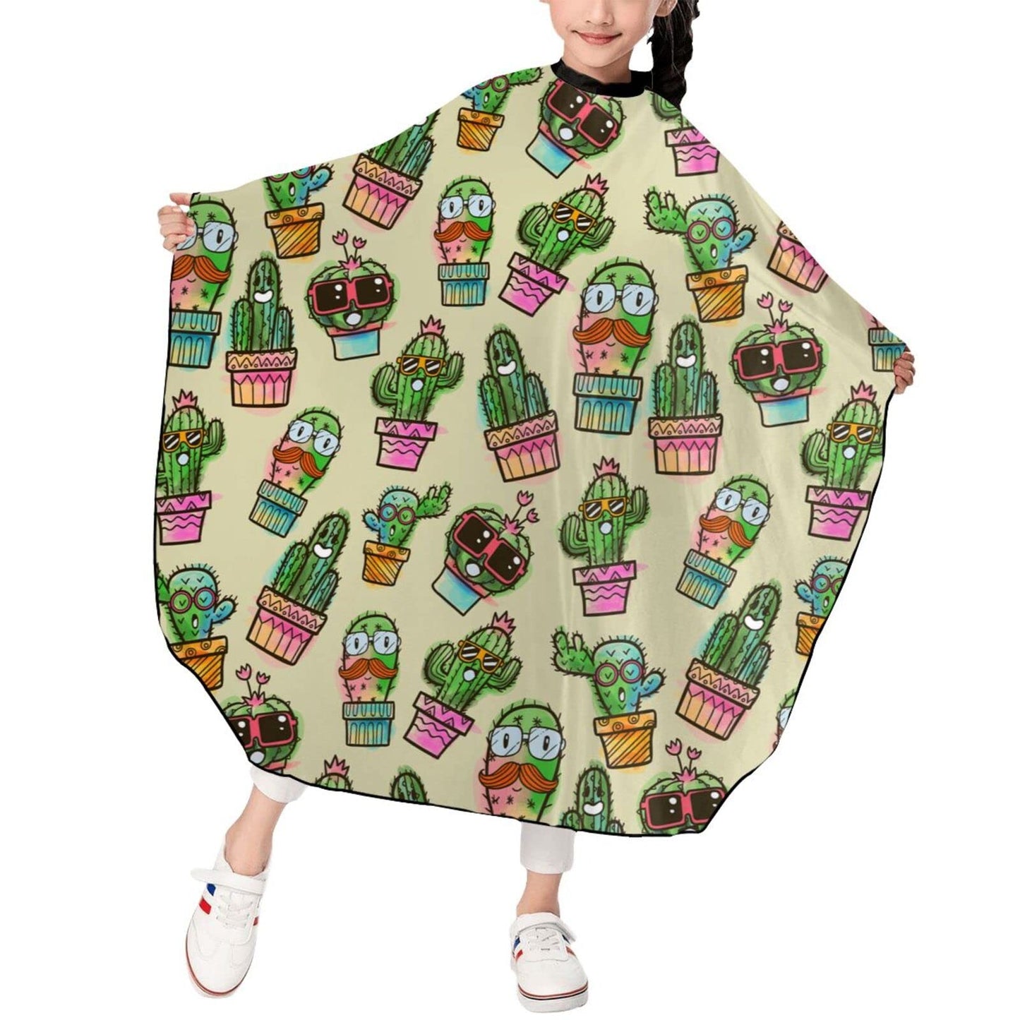 LianMei Kids Barber Cape Professional Salon Cape,Haircutting Cover for Child,Hair Cutting Styling Haircut Apron with Adjustable Closure 39 x 47 inches