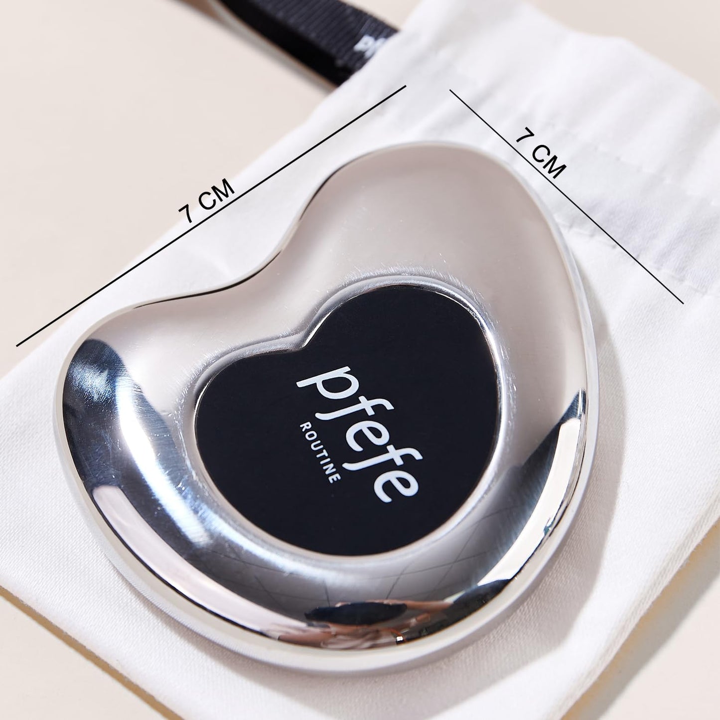 pfefe Stainless Steel Cryo Gua Sha - Gua Sha Facial Beauty Tools - Metal Skin Care Gua Sha for Body SPA Face Neck Eye