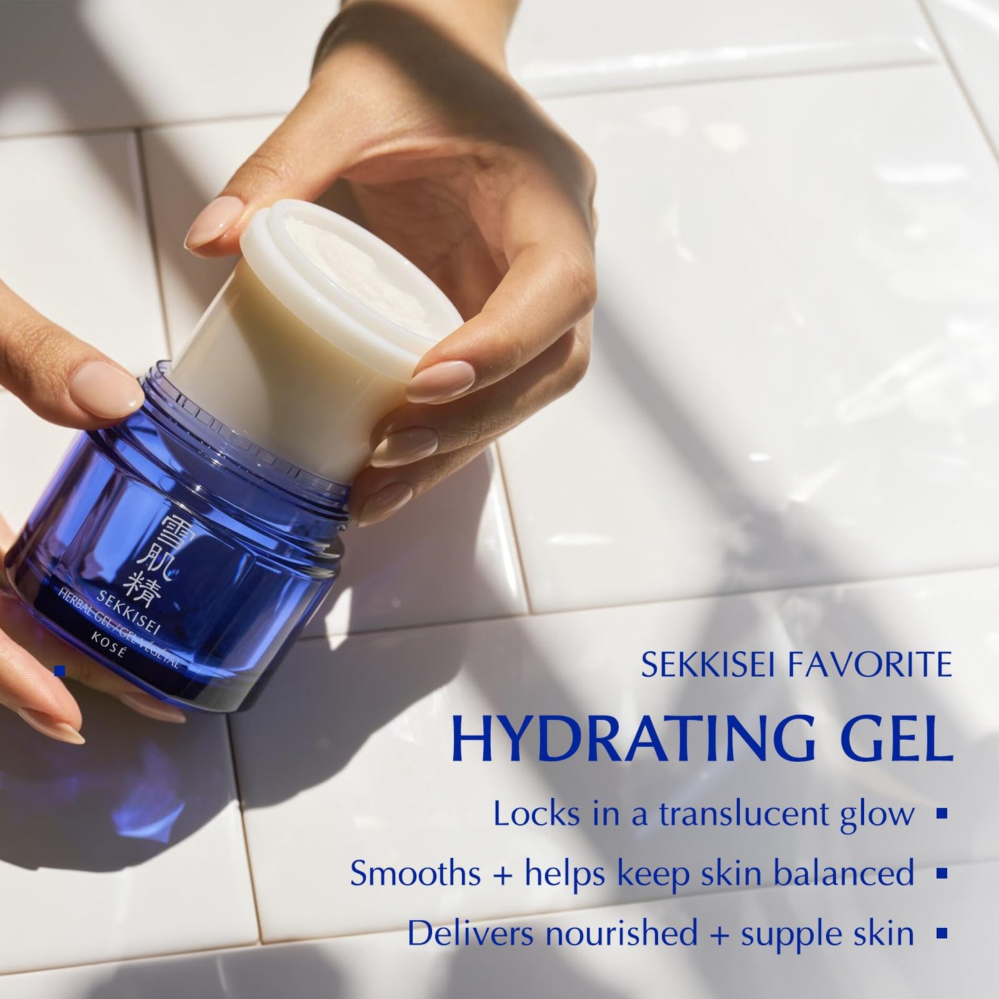 SEKKISEI Glass Skin Duo Bundle: Treatment Cleansing Oil (10.1oz) & Herbal Gel (2.8 oz)