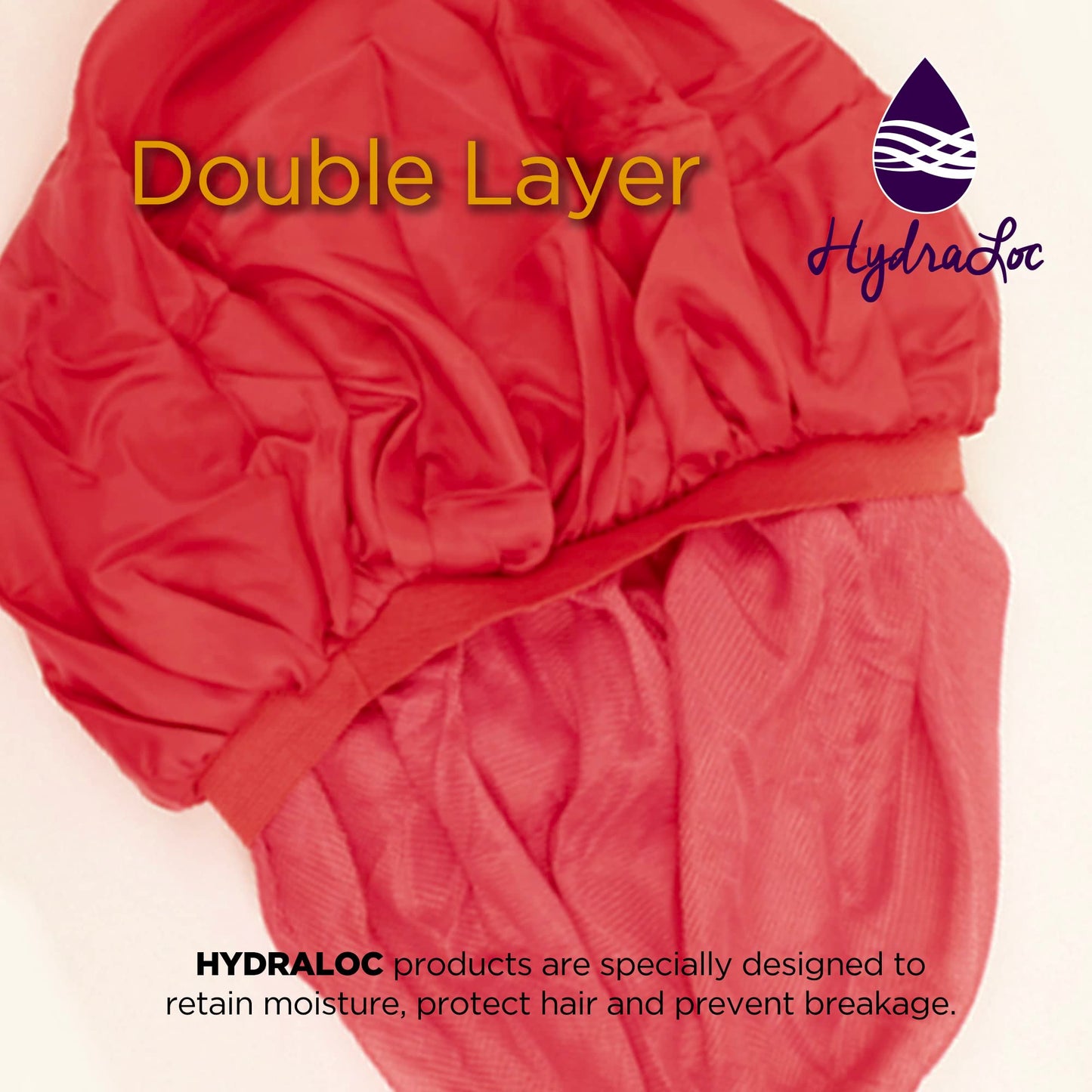 Donna Super Jumbo Day & Night Cap Silk Bonnet for Women, Satin Bonnet for Sleeping Hair Cap Shower Cap for Women Red