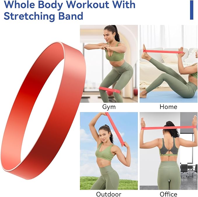 5 in 1 Foam Roller Set - Massage Roller Back Roller Foam, Muscle Roller Stick, Massage Ball, Resistance Band for Physical Therapy & Deep Tissue Muscle Massage (Orange)