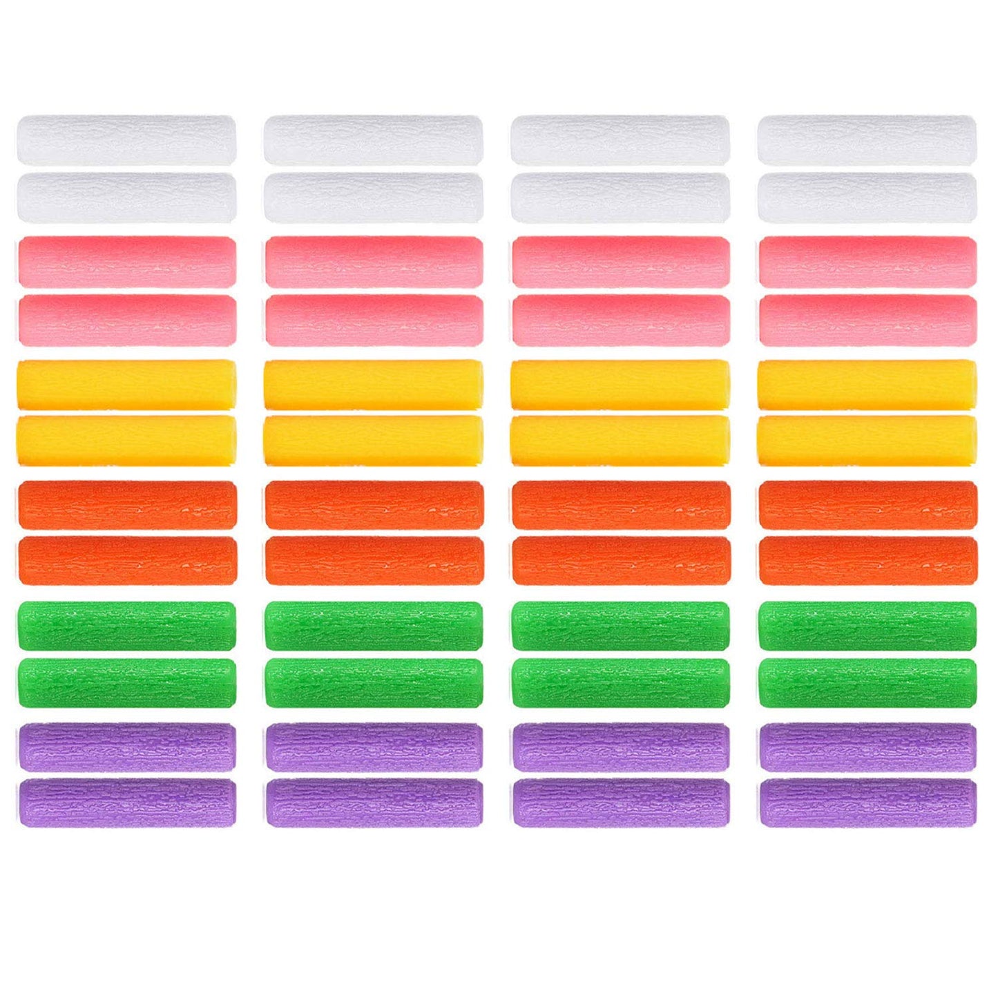 KISEER 48 Pcs Colorful Orthodontic Aligner Chewies for Aligner Chompers Aligner Trays Seaters, 6 Color