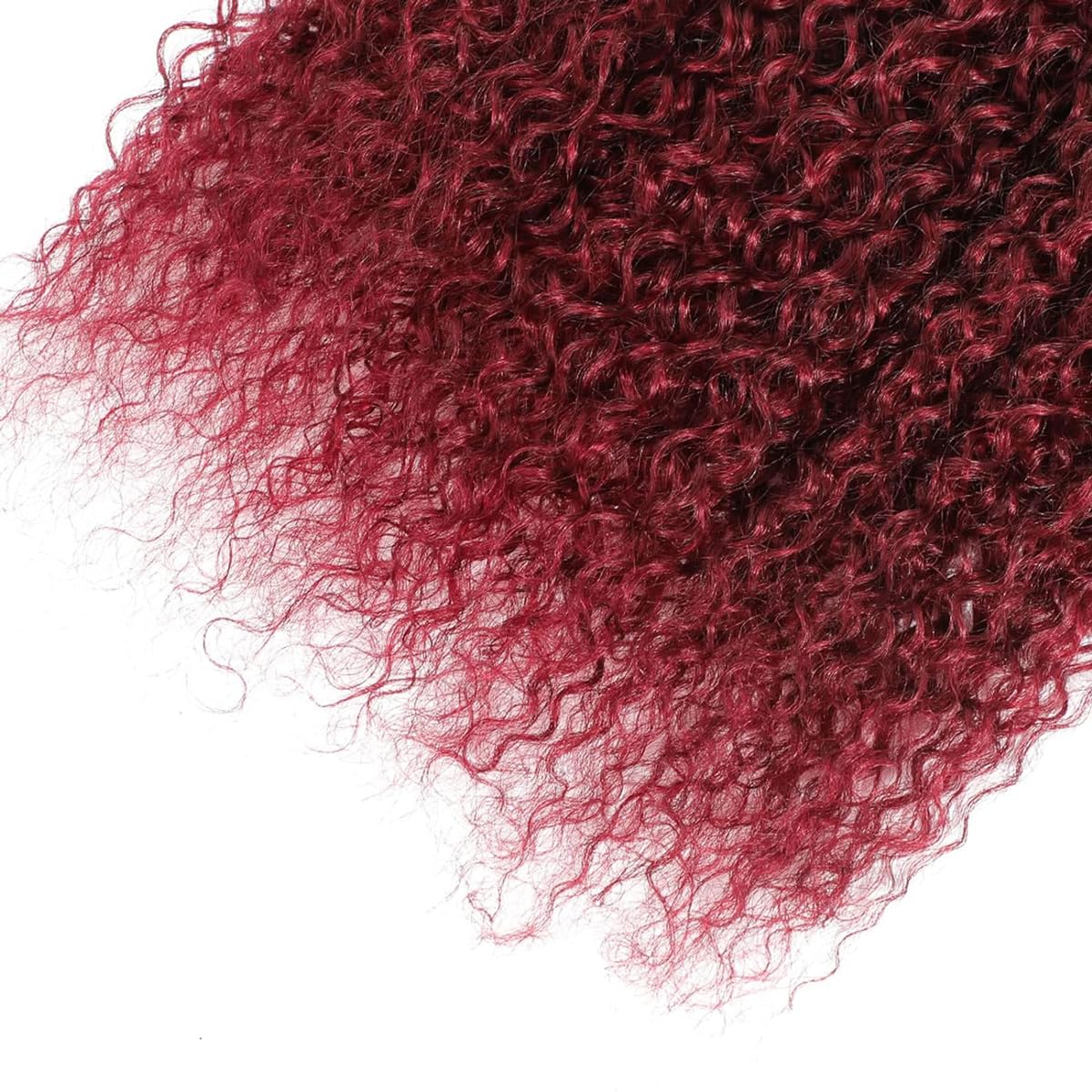 HeioWuio #99j Curly Wave Human Hair Bundles Burgundy Brazilian Remy Human Hair Weaves For Women Grade 8A Hair Extensions Red Bundles Unprocessed Virgin Hair Bundles 8 10 12 Inch