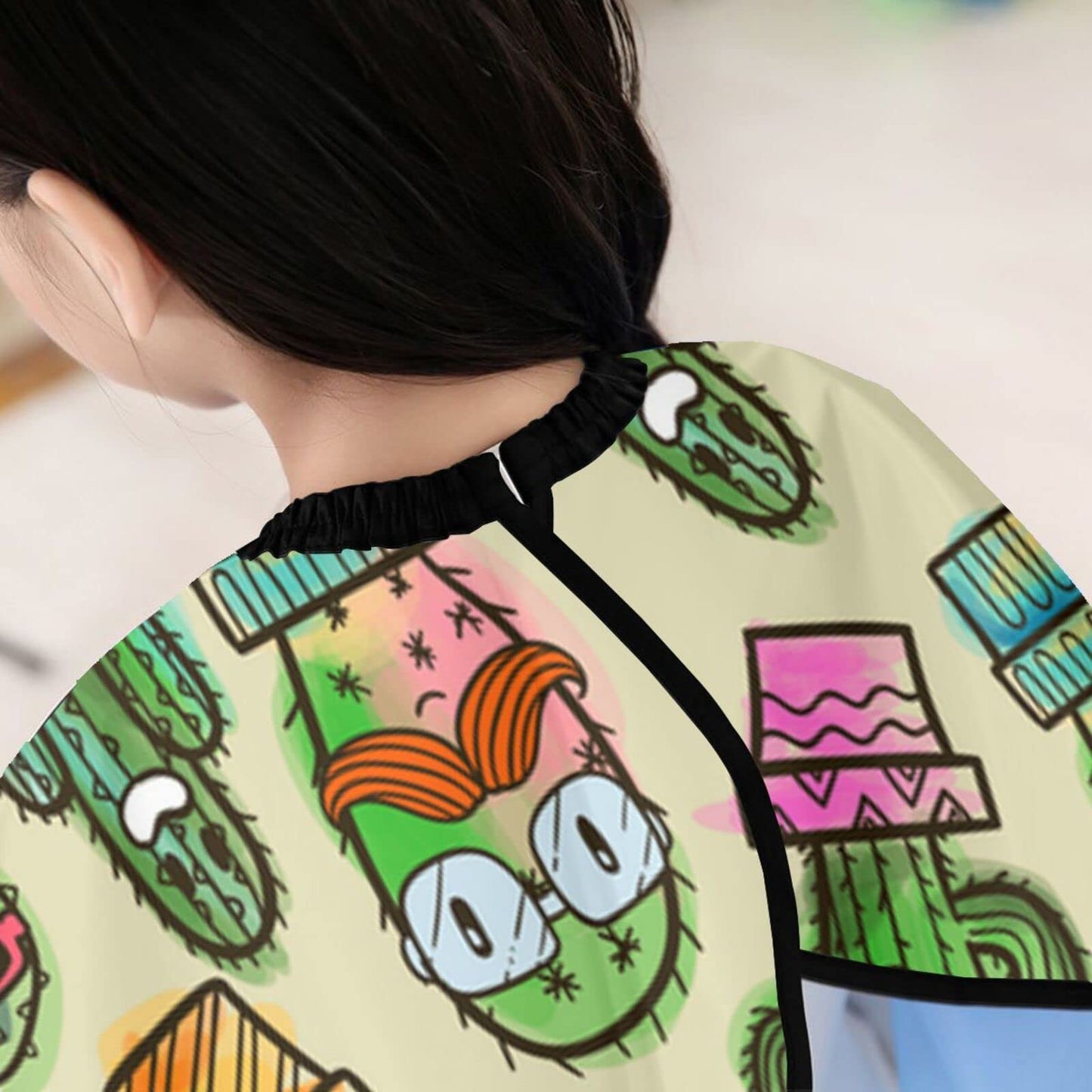 LianMei Kids Barber Cape Professional Salon Cape,Haircutting Cover for Child,Hair Cutting Styling Haircut Apron with Adjustable Closure 39 x 47 inches
