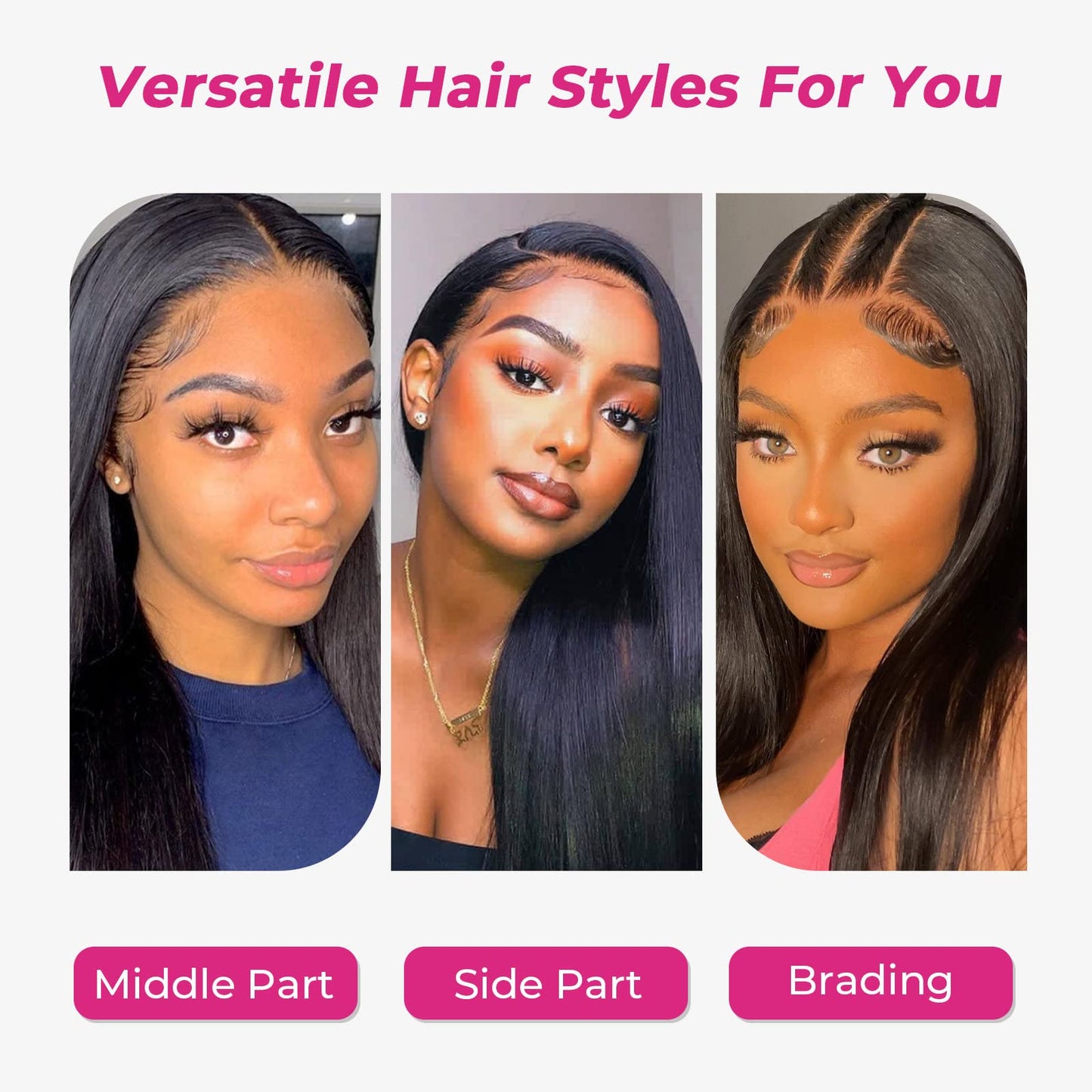 FalaFala SKINLIKE 4x4 Real HD Closure Straight Human Hair Free Part Swiss HD Lace Melted Pre Plucked with Baby Hair Undetectable Serrated Edge Frontal Closures Only 20 Inch