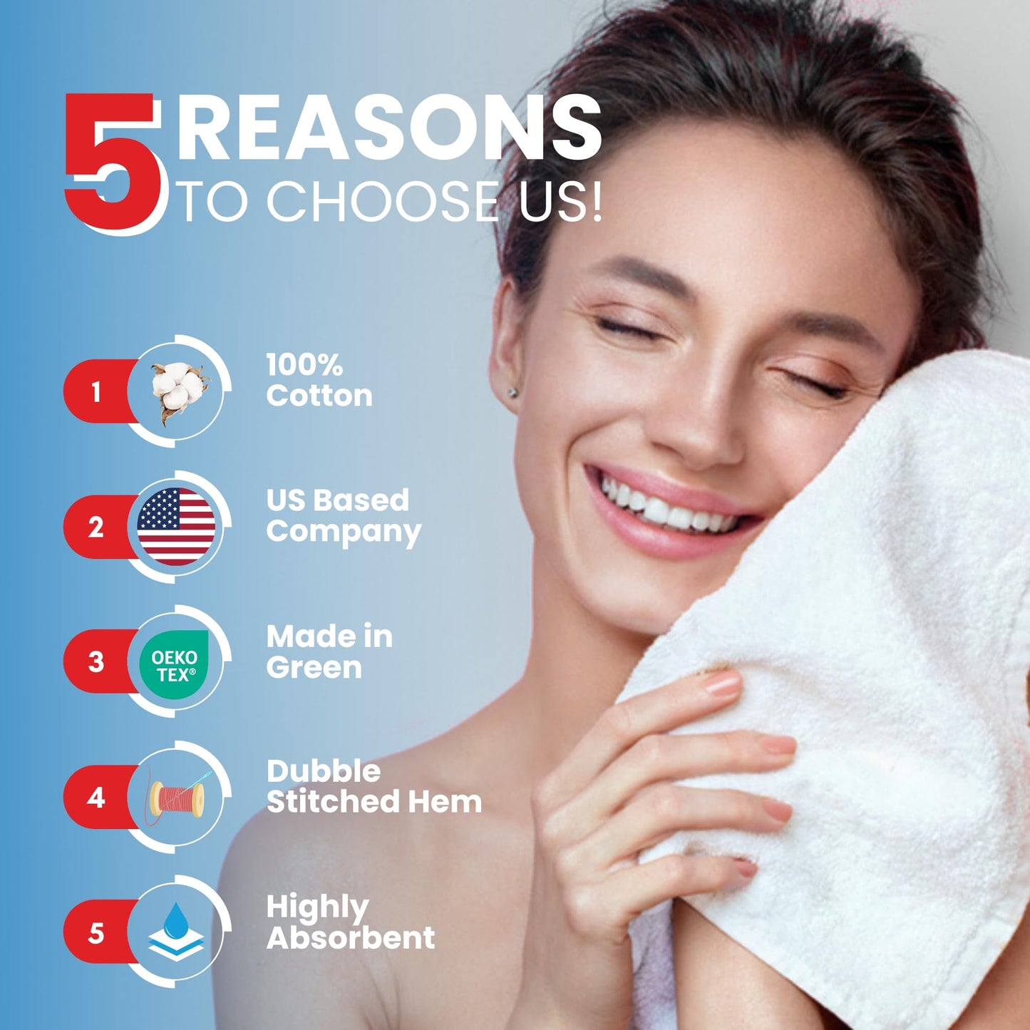 Infinitee Xclusives Premium Wash Cloths for Showering [13x13] – 100% Cotton Washcloths [Pack of 12], Soft and Absorbent Face Towels for Bathroom Wash Clothes, Gym, and Spa |Profound Purple|