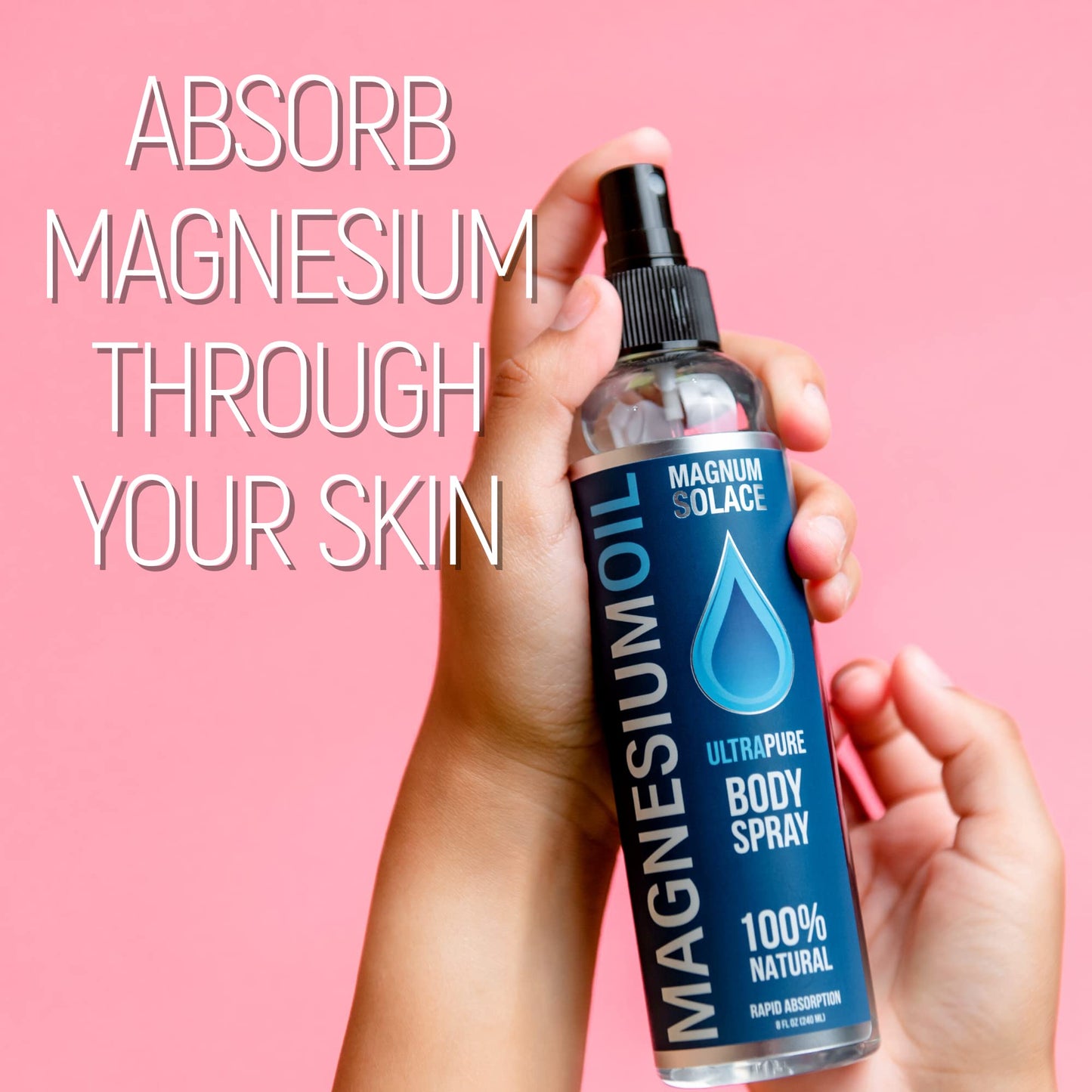 Pure 20 LBS Magnesium Bath Flakes & Magnesium Oil Spray - 100% Natural Relief (3 Item Bundle)