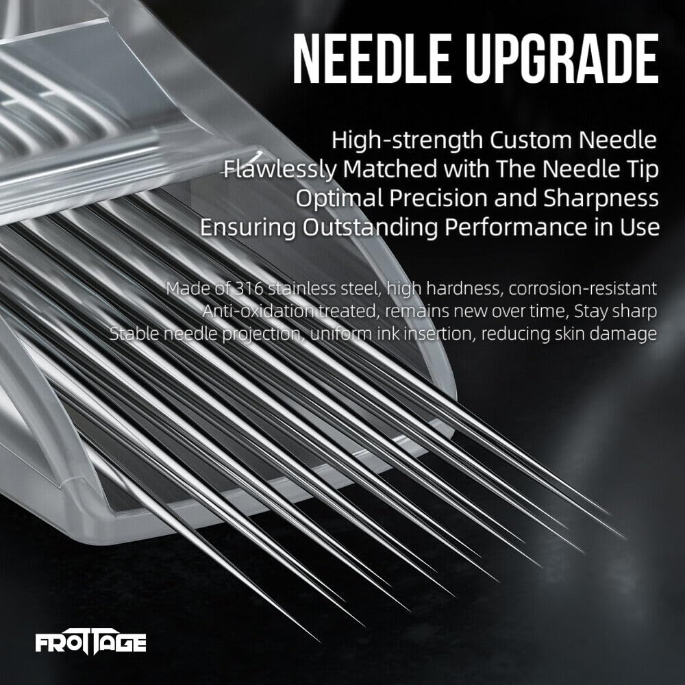 DGT FROTTAGE Tattoo Cartridge Needles 16PCS Pack (1209 Round Mag/Curve Mag)