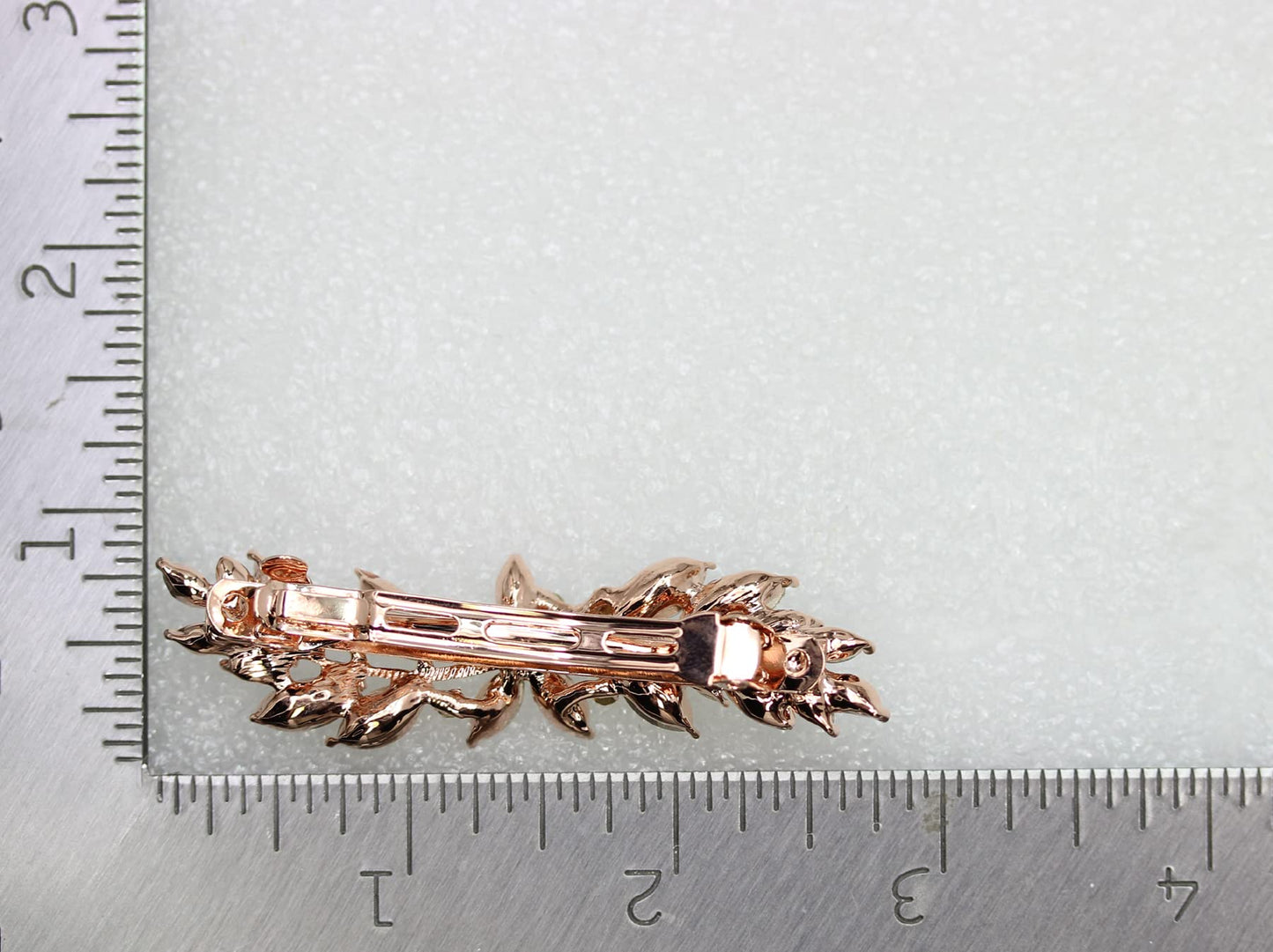 Faship Multicolors AB Rhinestone Crystal Small Floral Hair Barrette Clip