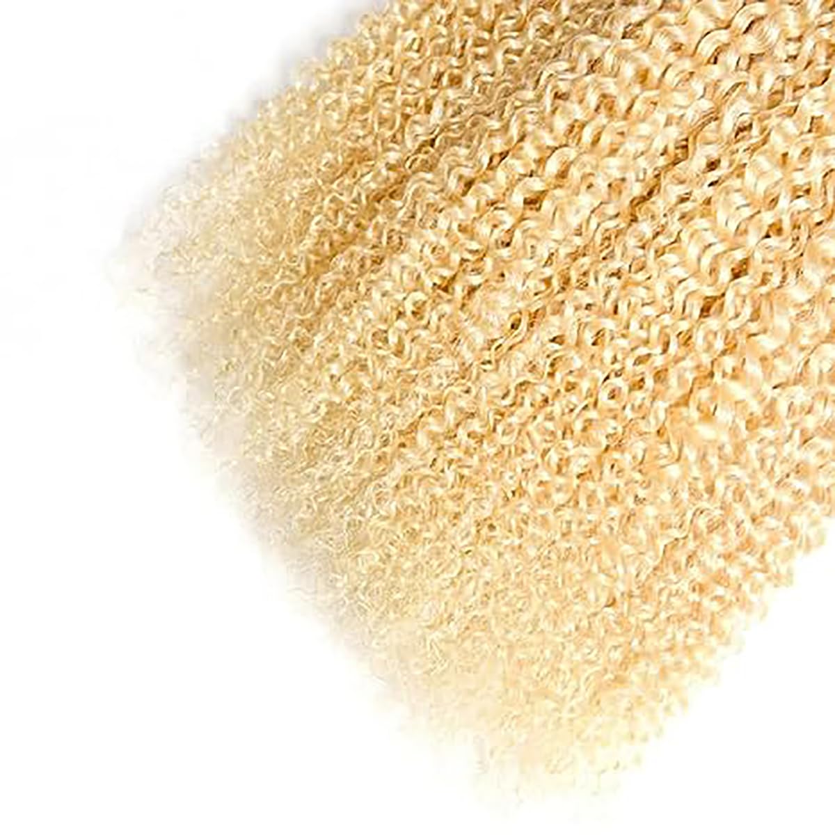 HeioWuio #613 Curly Wave Brazilian Human Hair 3 Bundles Blonde Hair Weaves Grade 8A Unprocessed Virgin Hair Bundle 18 20 22 Inch