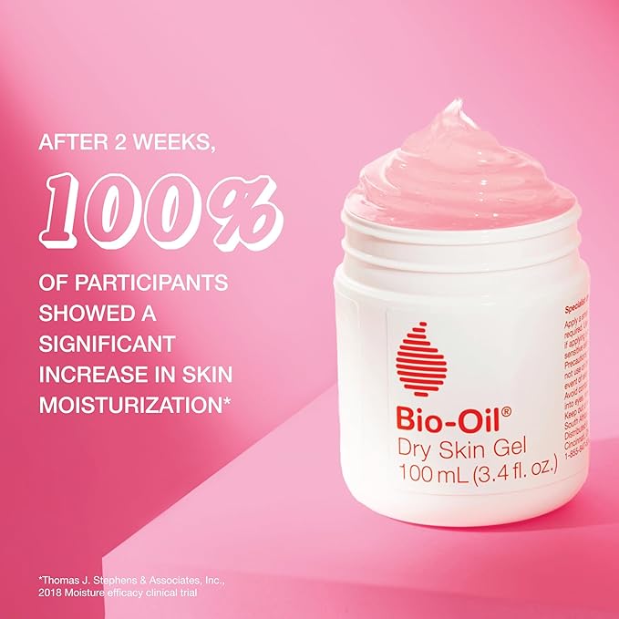 Bio-Oil Travel Skincare Bundle for Scars, Stretch Marks, and Dry Skin, Includes Skin Care Oil (2 oz) and Dry Skin Gel (1.7 oz)