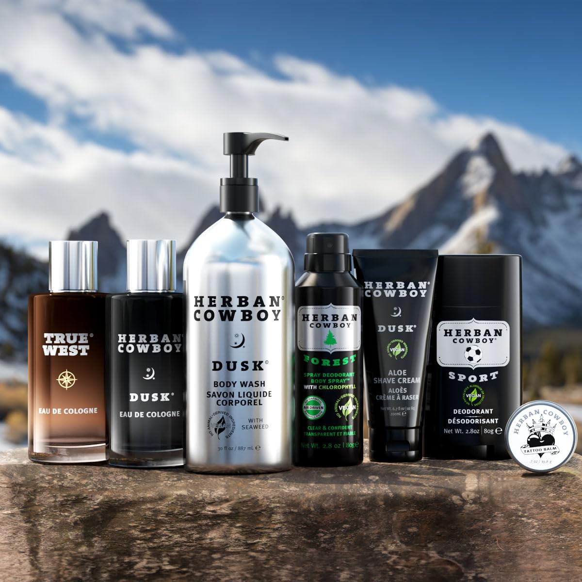 Product Description Herban Cowboy Men’s Deodorant, Dusk, 2.8 Ounce - Cruelty-Free, Vegan and Plant-Powered Deodorant - Gentle and Non-Greasy Formula