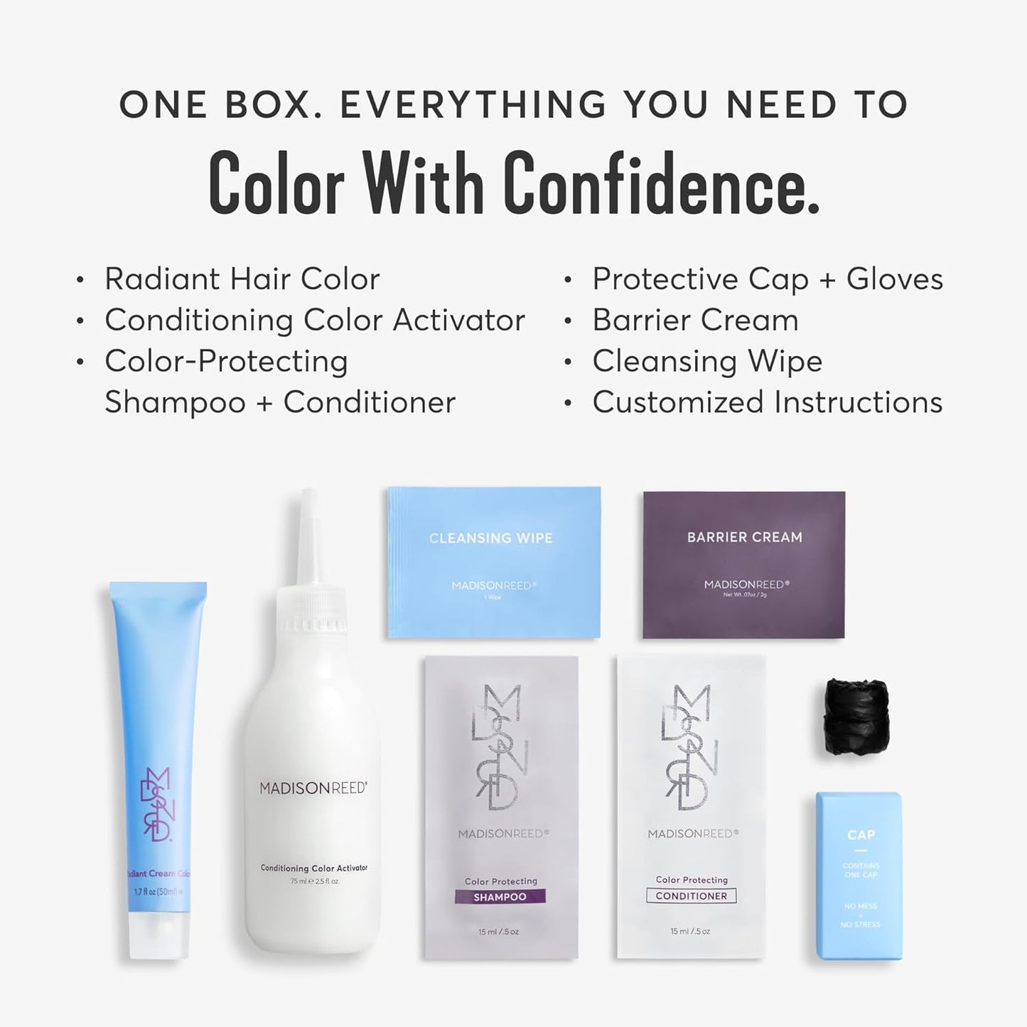 Madison Reed Radiant Hair Color Kit | 5RV Dark Garnet Red with Vibrant Red Violet Tones (Rimini Garnet) Vivid Color-Enhancing Salon-Quality Permanent Hair Dye | PPD-Free & Ammonia-Free |1 Pack