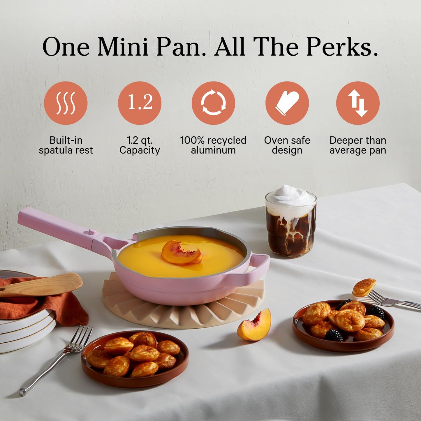 Our Place Always Pan Duo - Pan & Mini 2.0 Bundle | Multi-Functional Cookware Set Replaces 20 Pieces | Spice