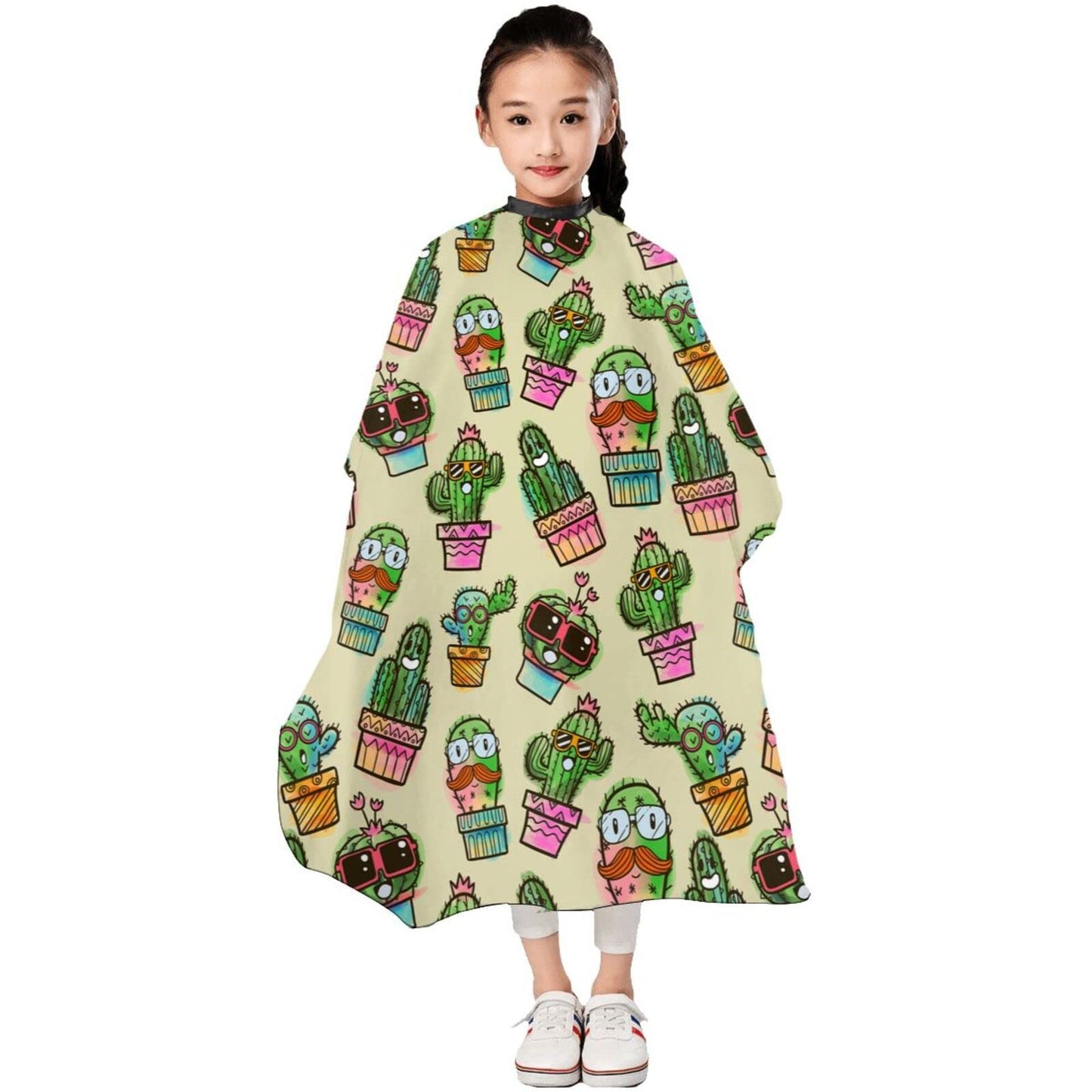 LianMei Kids Barber Cape Professional Salon Cape,Haircutting Cover for Child,Hair Cutting Styling Haircut Apron with Adjustable Closure 39 x 47 inches