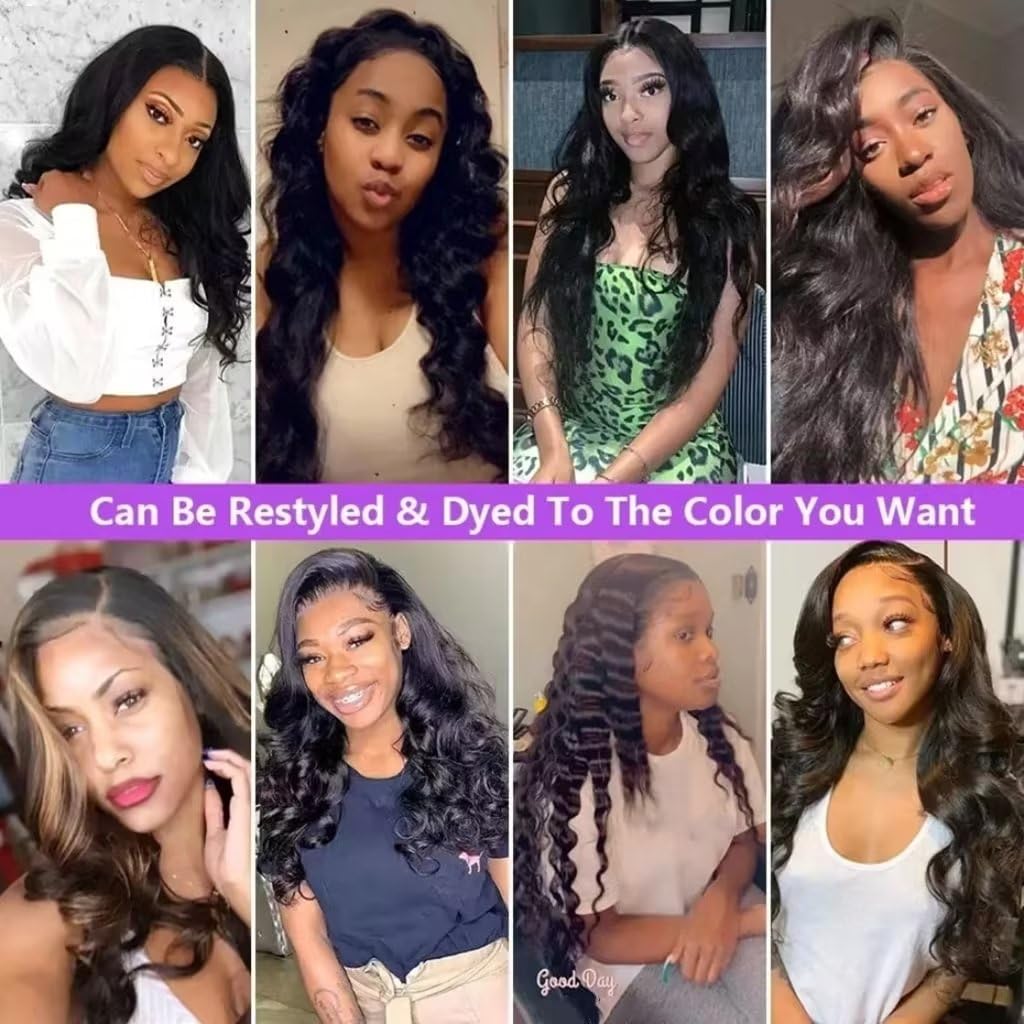 MYouan Body Wave Clip in Hair Extensions 8pcs with 20 clips 100g 100% Unprocessed Remy Hair Extensions Clip in Human Hair Extensions Natural Black Color for Women 18 inch