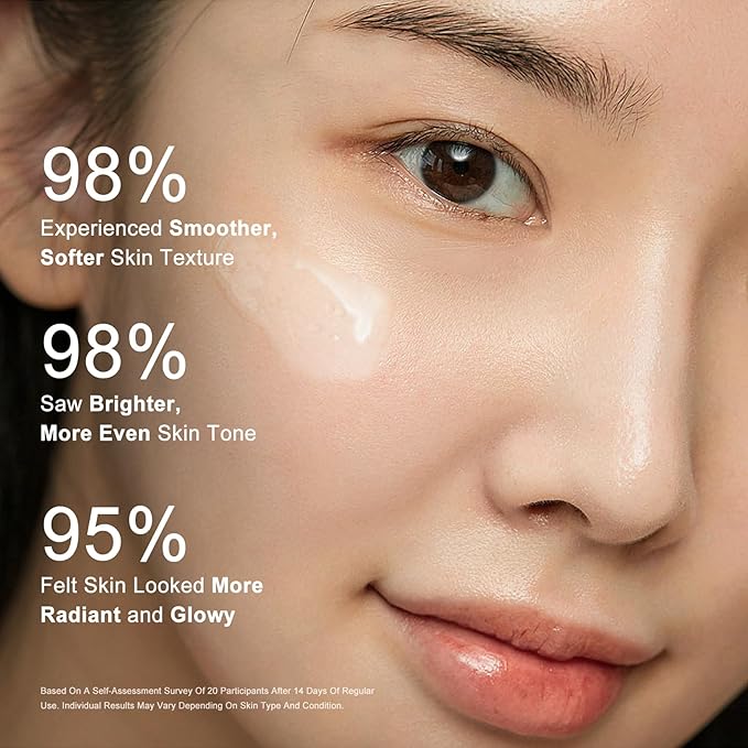 Peel Shot Glow White Rice Peeling Ampoule, Gentle Exfoliating Face and Body Scrub, Dead Skin Cell Remover, Rice Exfoliant Serum Cream Lightweight Hydrating Formula for All Skin Types - 80ML