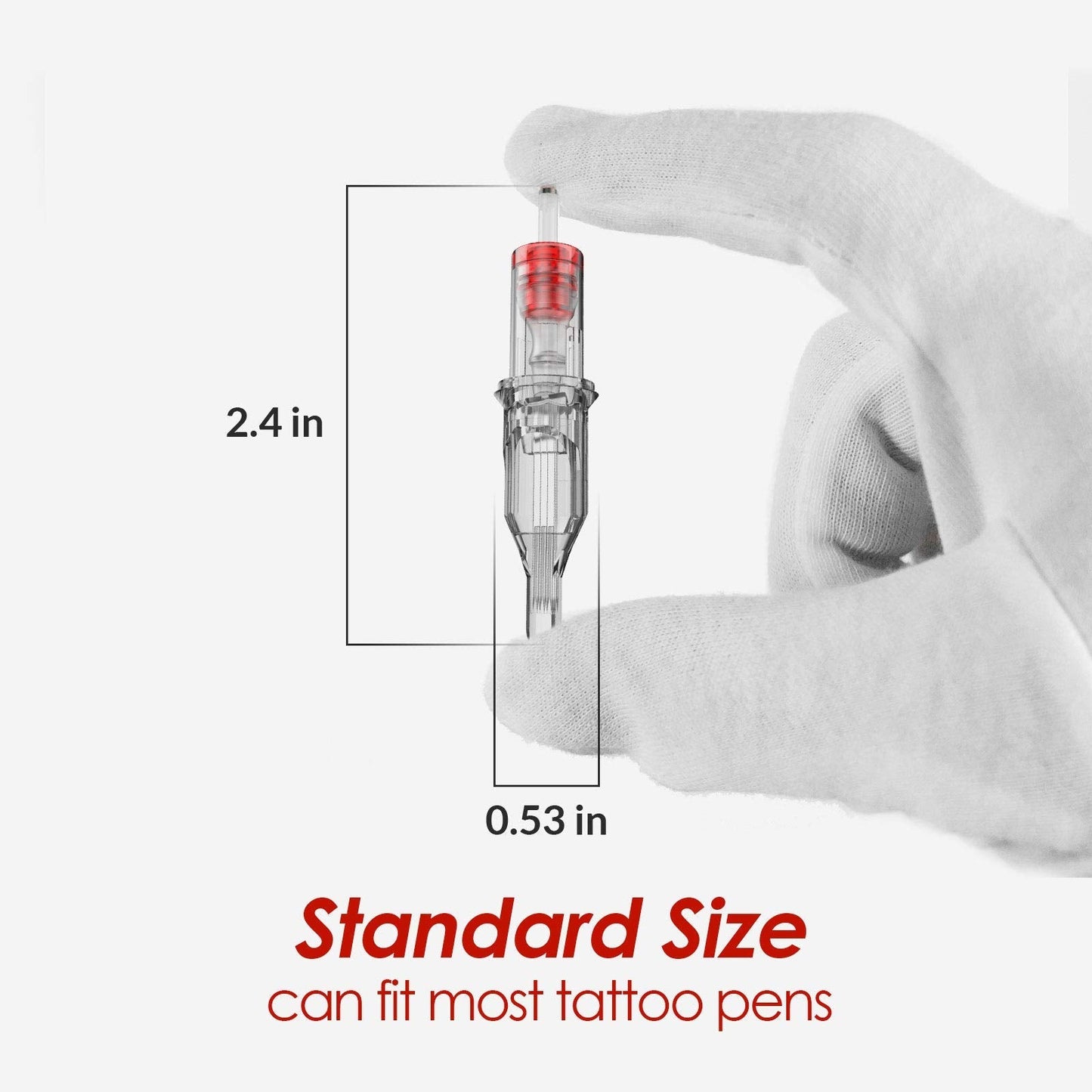 Wormhole Tattoo Cartridge Needles 9M1 Tattoo Cartridges Disposable 20PCS Tattoo Needle Cartridge Tattoo Needles Cartridge Needles Standard Stack Magnum for Tattoo Pen Tattoo Supplies 1009M1