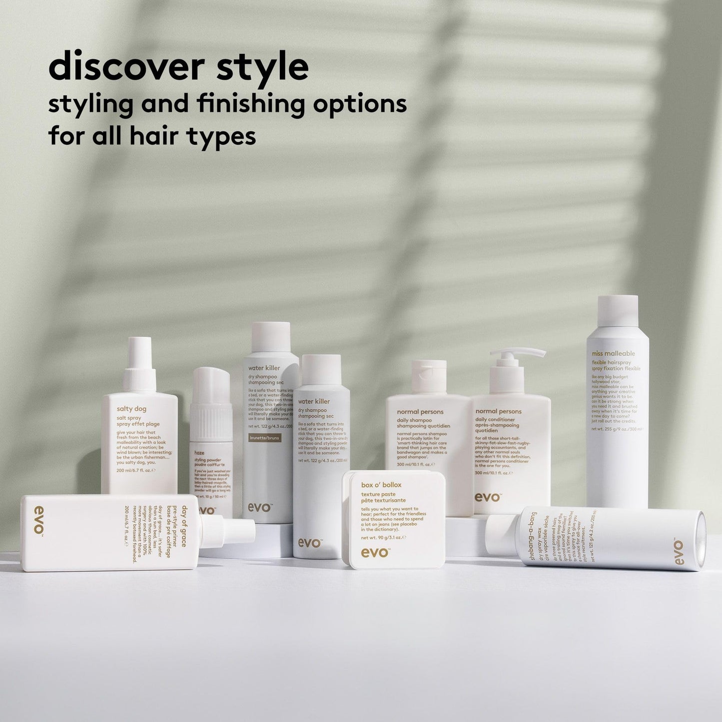 EVO Cassius Hair Styling Clay - Adds Texture with Long Lasting Style - Travel Size 15g / 0.05oz