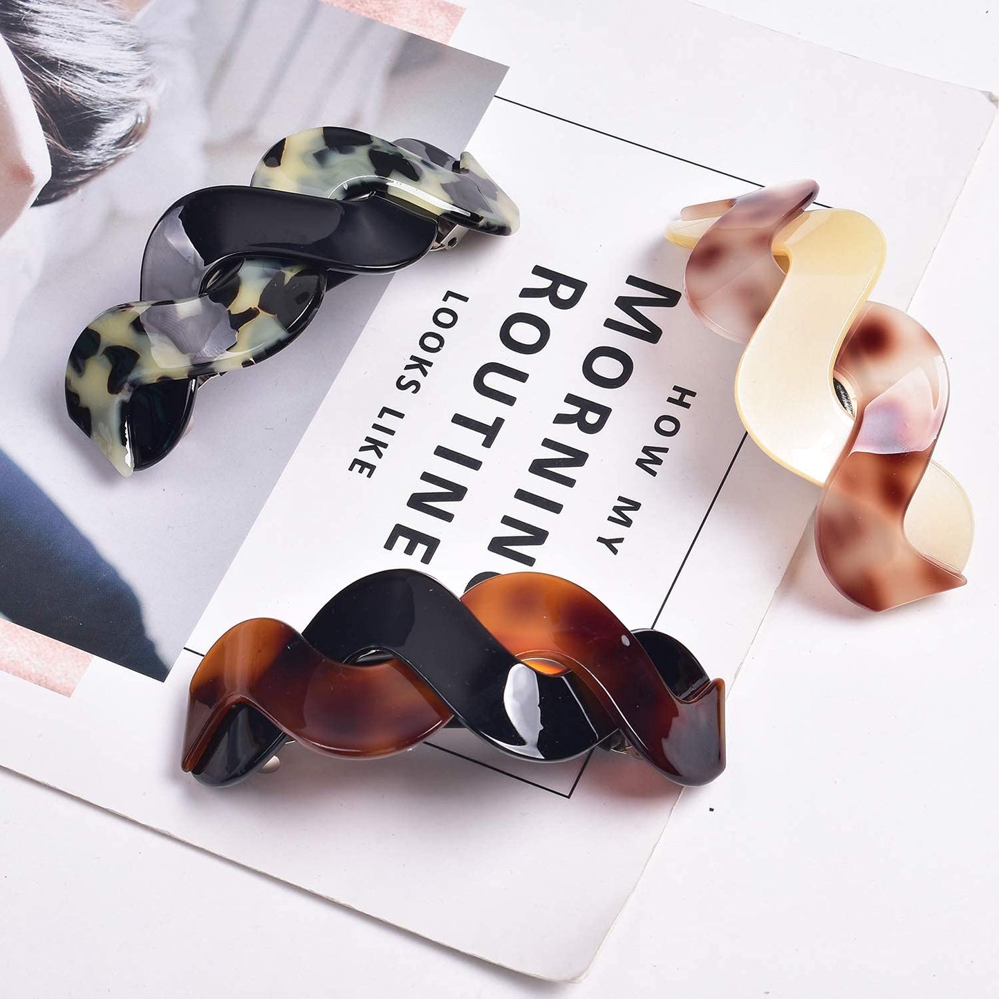 Large Hair Barrettes and Clips for Women's Thick Hair