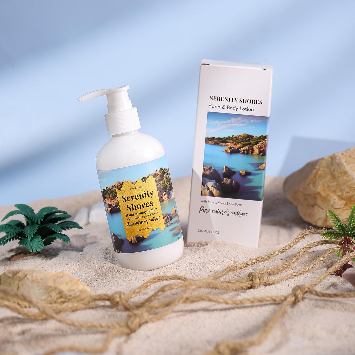 ROMIIE ZOI Costa Smeralda Serenity Shores Hand & Body Lotion - Marine Mirage Aroma, 236ml (8 fl oz)