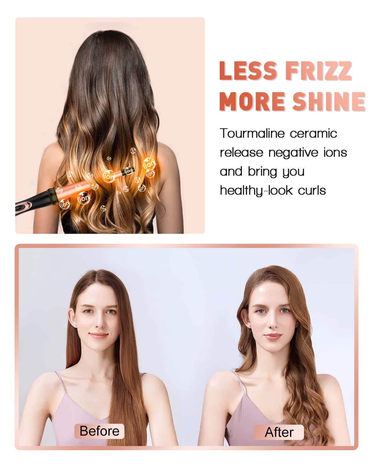 Curling Wand Set 2 Pack