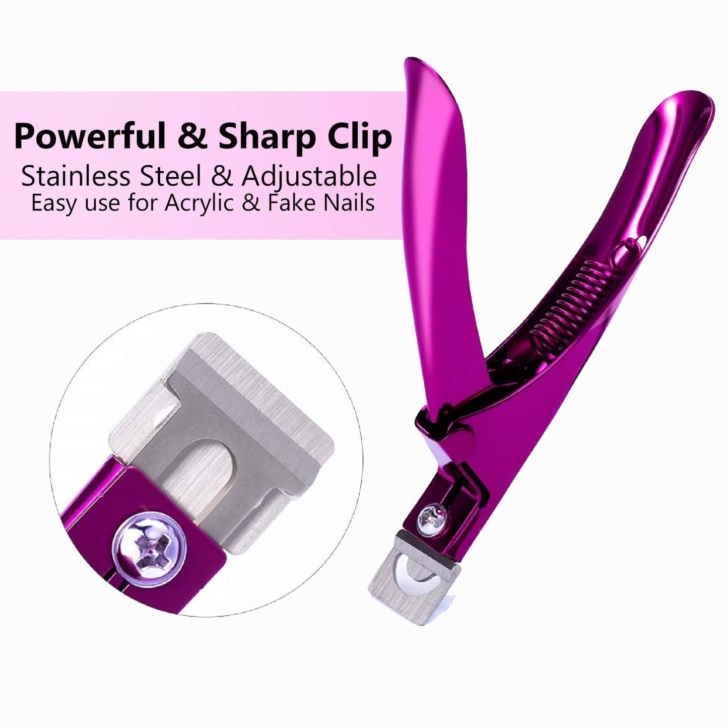 MelodySusie Professional Rechargeable 30000 rpm Nail Drill with Acrylic Nail Clipper Cutter, Portable E-File with Long Life Battery, Electric Tool for Acrylic Nail Natural Extension Poly Nail Gel, Hig