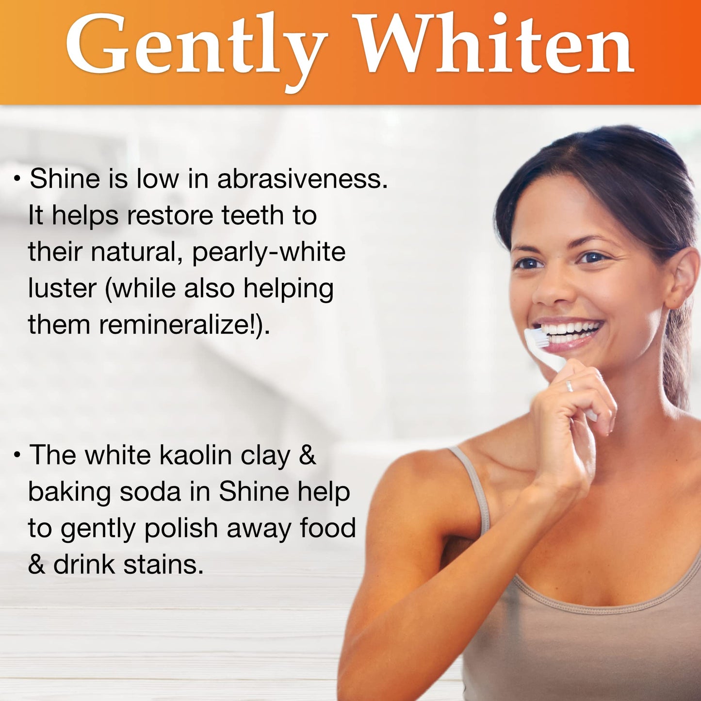 OraWellness Shine Remineralizing Natural Teeth Whitening Powder in Mint + Nut Free Healthy Mouth Blend Organic Toothpaste & Mouthwash Alternative Tooth Oil, Pack of 3