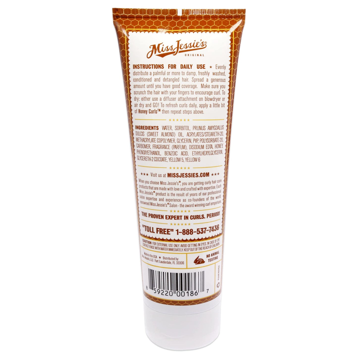 Miss Jessie's Honey Curls Unisex Emulsion 8.5 oz (Pack of 4)