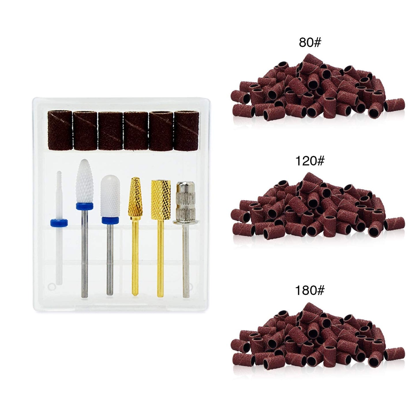 30000RPM Portable Nail Drill Machine with Professional Ceramic Nail Drill Bits