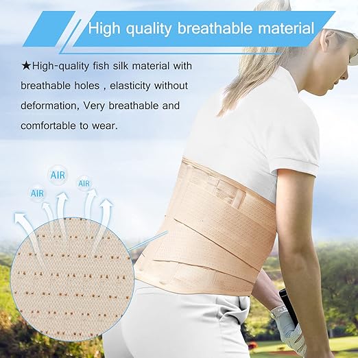 Back Brace for Men Women Lower back - Immediate Relief from Back Pain, Herniated Disc, Sciatica, Scoliosis and more! - Breathable Mesh Design with 7 Stays, - Back Support Belt for Men/Women for work , Anti-skid lumbar support belt (Large)
