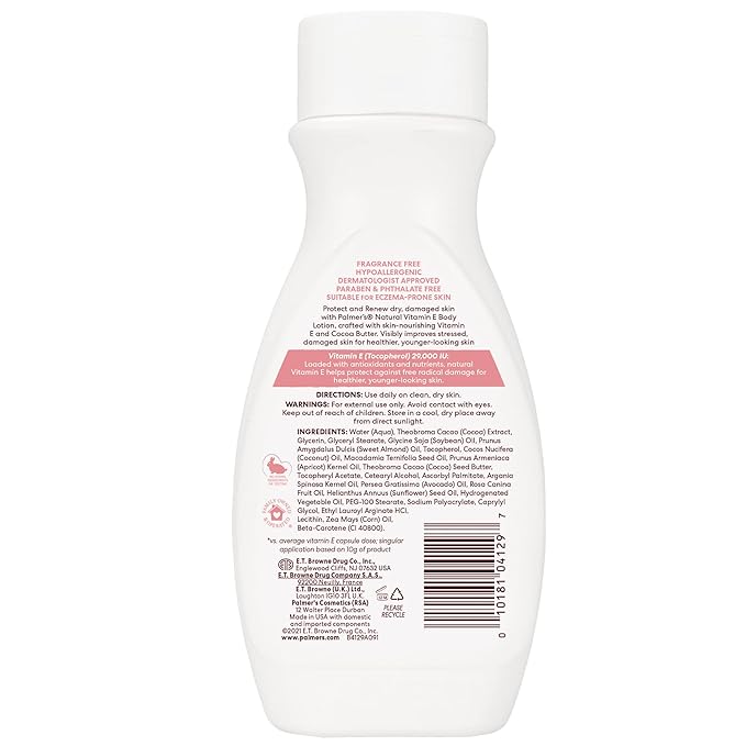 Palmer's Natural Vitamin E Hand and Body Lotion, 8.5 Ounce