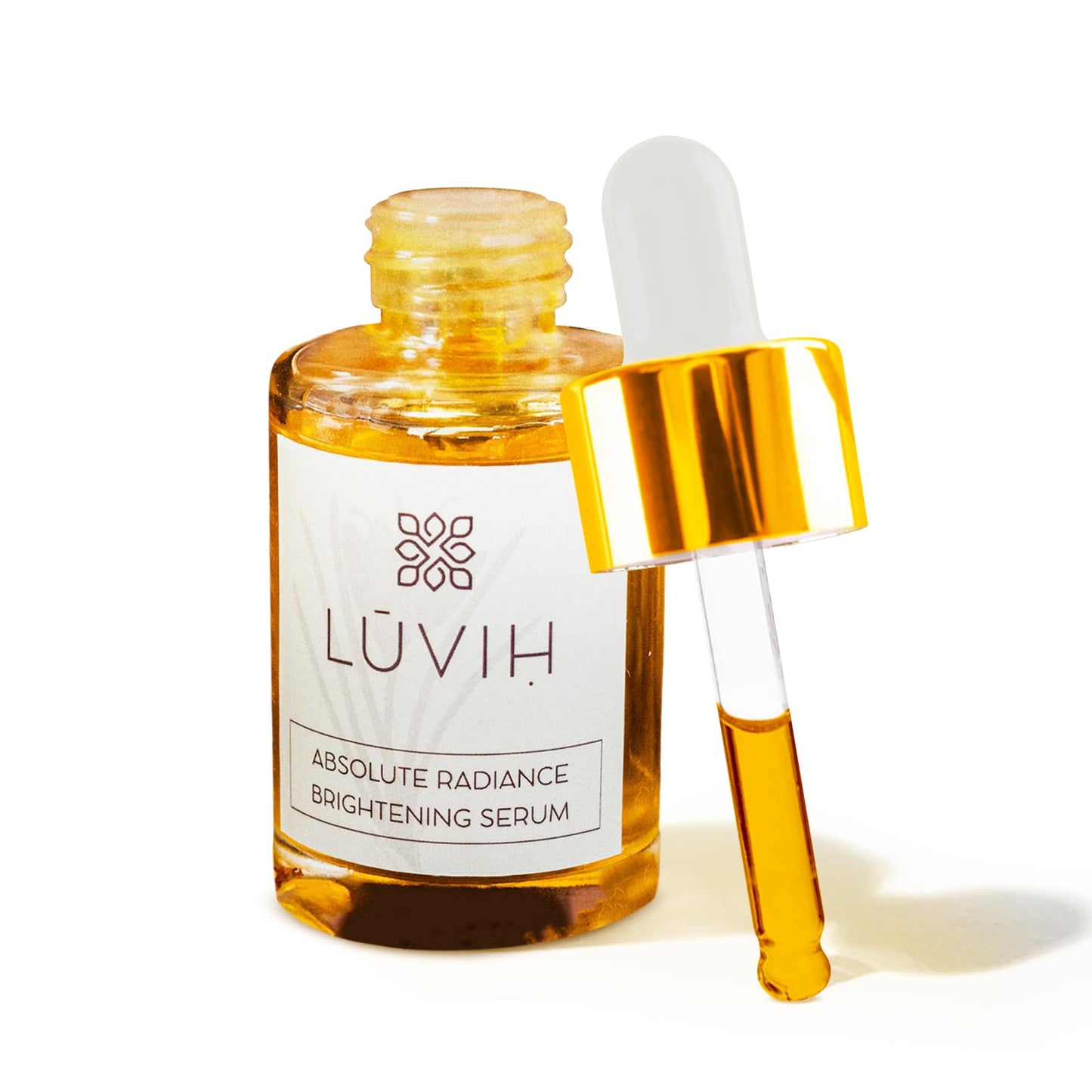 LUVIH - Absolute Radiance Brightening Serum, Nourishing Face Oil Serum for Women & Men, Dark Spot Serum with Ayurvedic Herbs, Addresses Dullness While Helping Shield Against Sun Damage, 30 mL