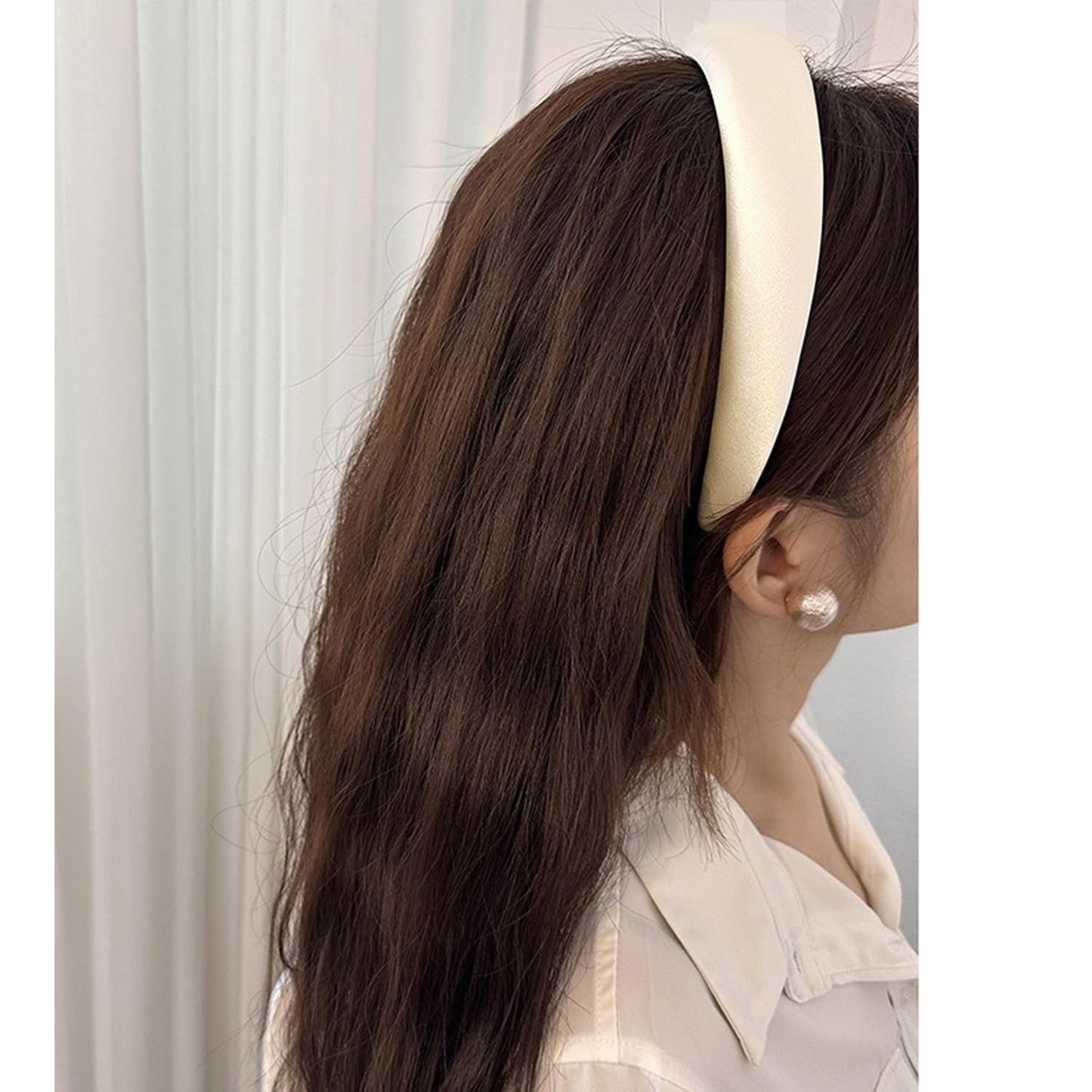 Lvyeer Padded Headbands for Women Fashion Non slip Comfortable Head Bands for Women (C)