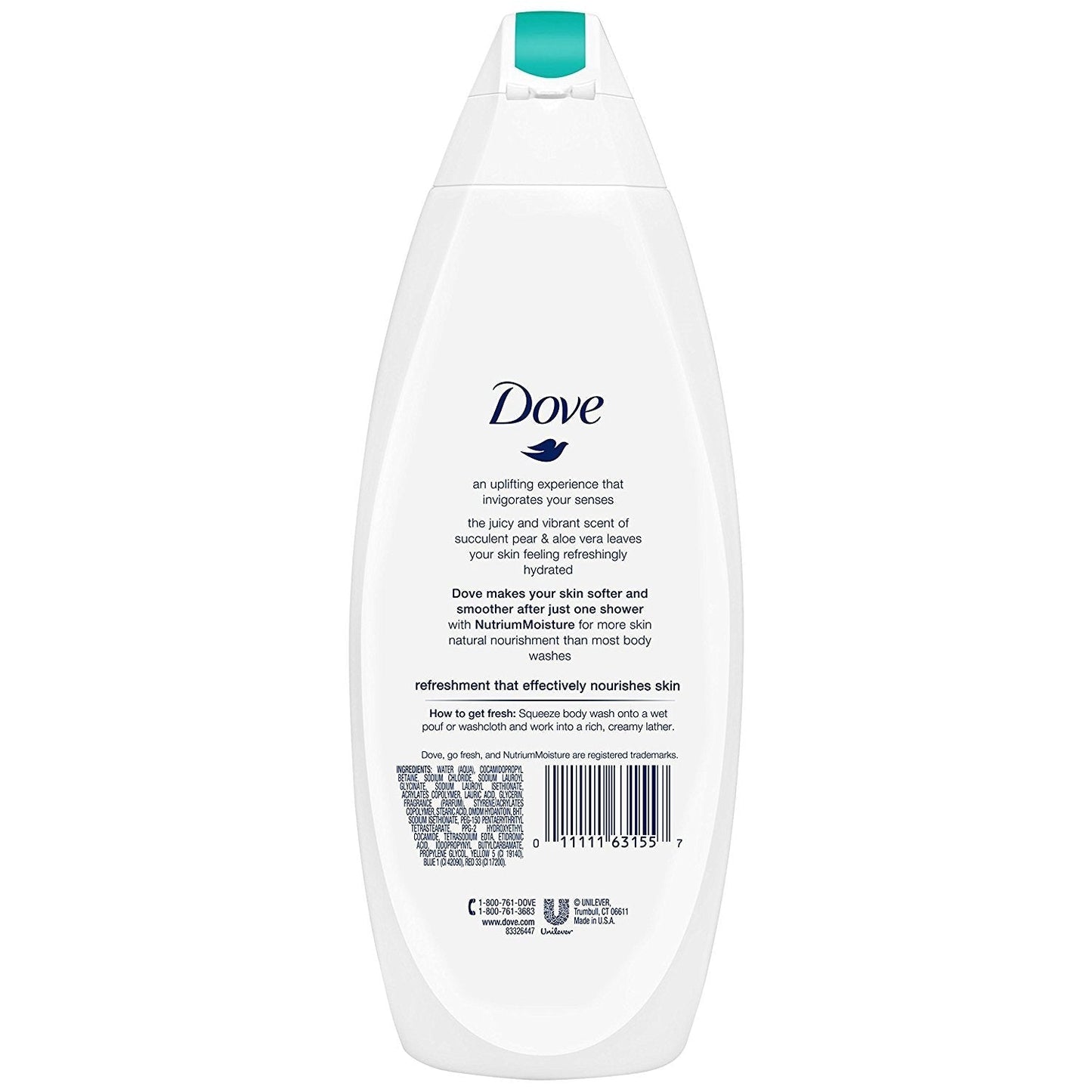 Dove Body Wash Invigorating With Aloe & Eucalyptus For Dry Skin Refreshes and Invigorates Skin 20 oz