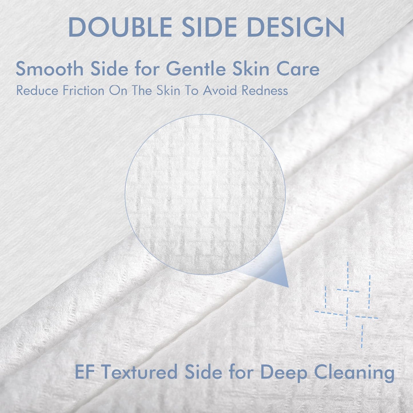 Face Towelettes Disposable, SCUNDA Disposable Face Towels, Super Soft and Thick Biodegradable Face Towels for Drying Face, Makeup Removing, Extra Large Facial Wipes for Sensitive Skin,10"×10",50 Count