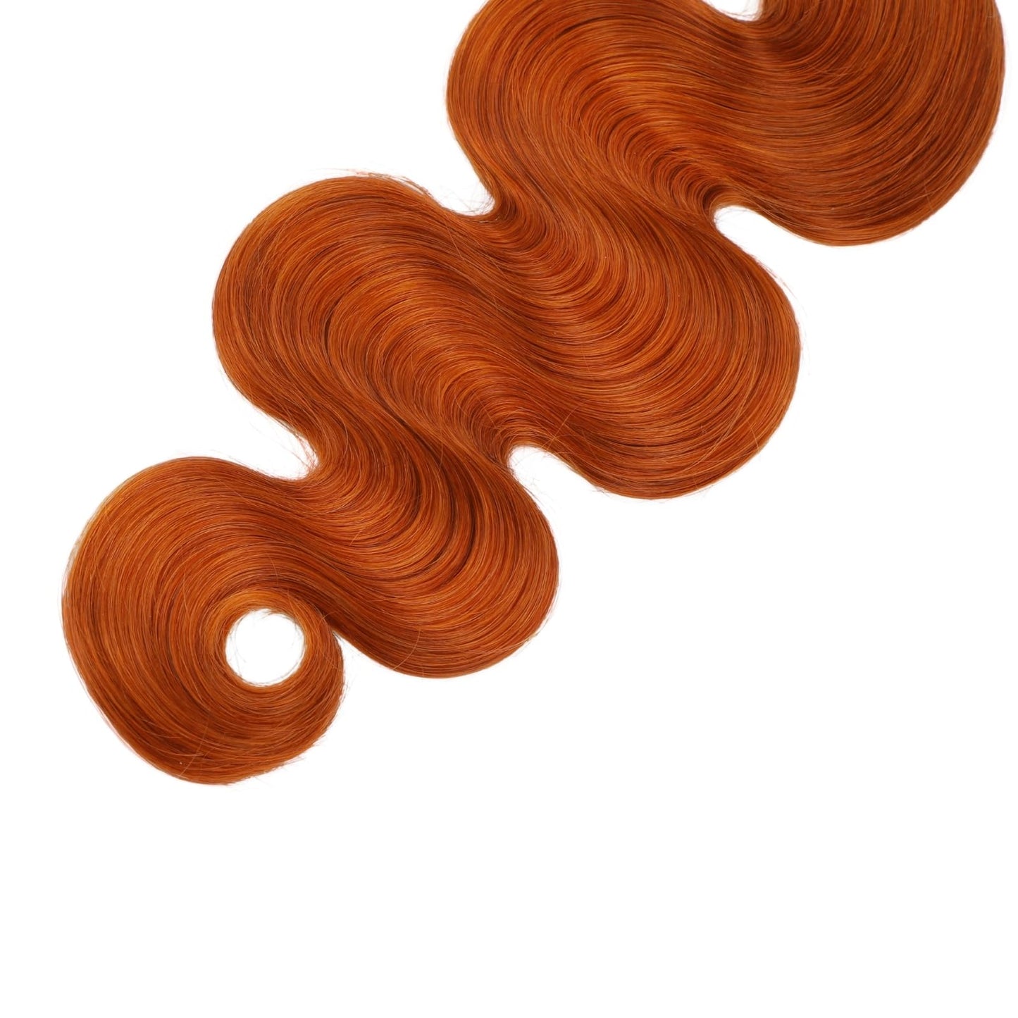 HERMOUS 10A Ginger Body Wave 3 Bundles Human Hair, Soft And Shed-Free 350 Copper Burnt Orange Bundles 100% Brazilian Human Hair Ginger 3 Bundles Body Wave Virgin Remy Hair Sew In Wavy 10 12 14 Inch