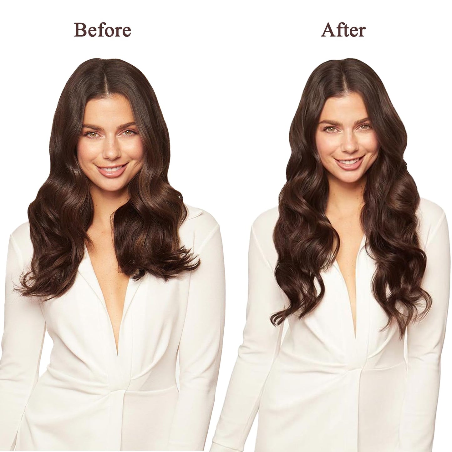 Dark Brown Clip in Human Hair Extensions 120G Hair Extensions Clip Ins Real Human Hair for Women's Daily Use, Soft & Natural(16 Inch, 8Pcs 22Clips)