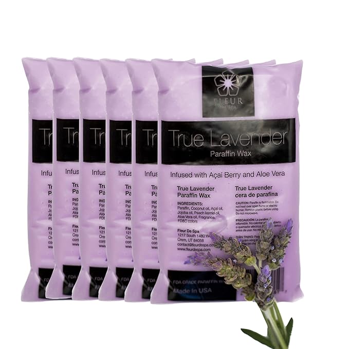 Premium Paraffin Wax Refills - Made in USA - Enhanced and Rich Oil Infusion of Coconut and Jojobo for Luxurious Spa and Home Use on Hands and Feet