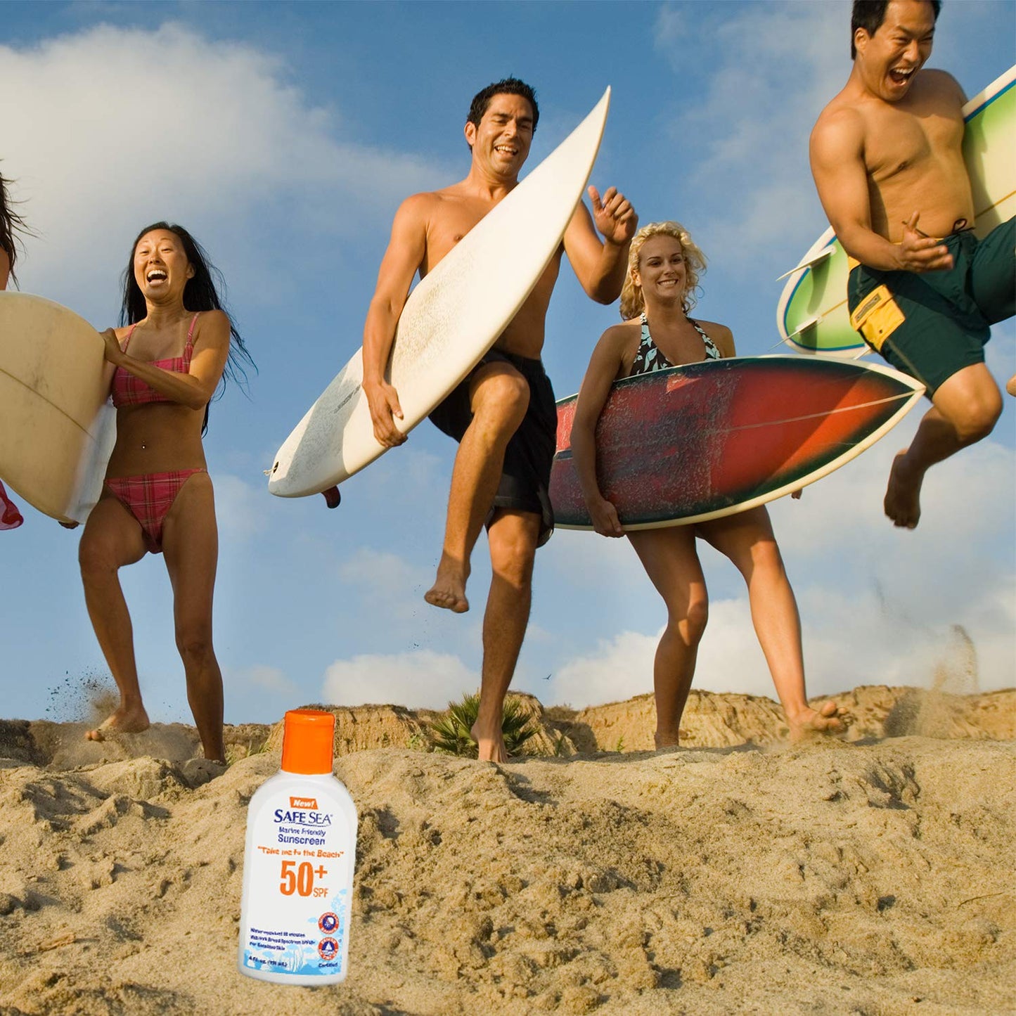 Safe Sea Anti-Jellyfish Sting Protective Lotion - Sunscreen - Sunblock - Sea Lice - Jelly Fish - 50SPF Adults (SPF50 + SPF40)